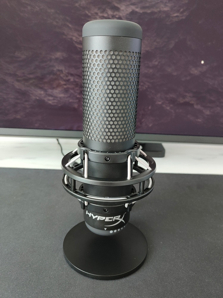 Microfon HyperX QuadCast S, USB, RGB, stereo/omnidirectional