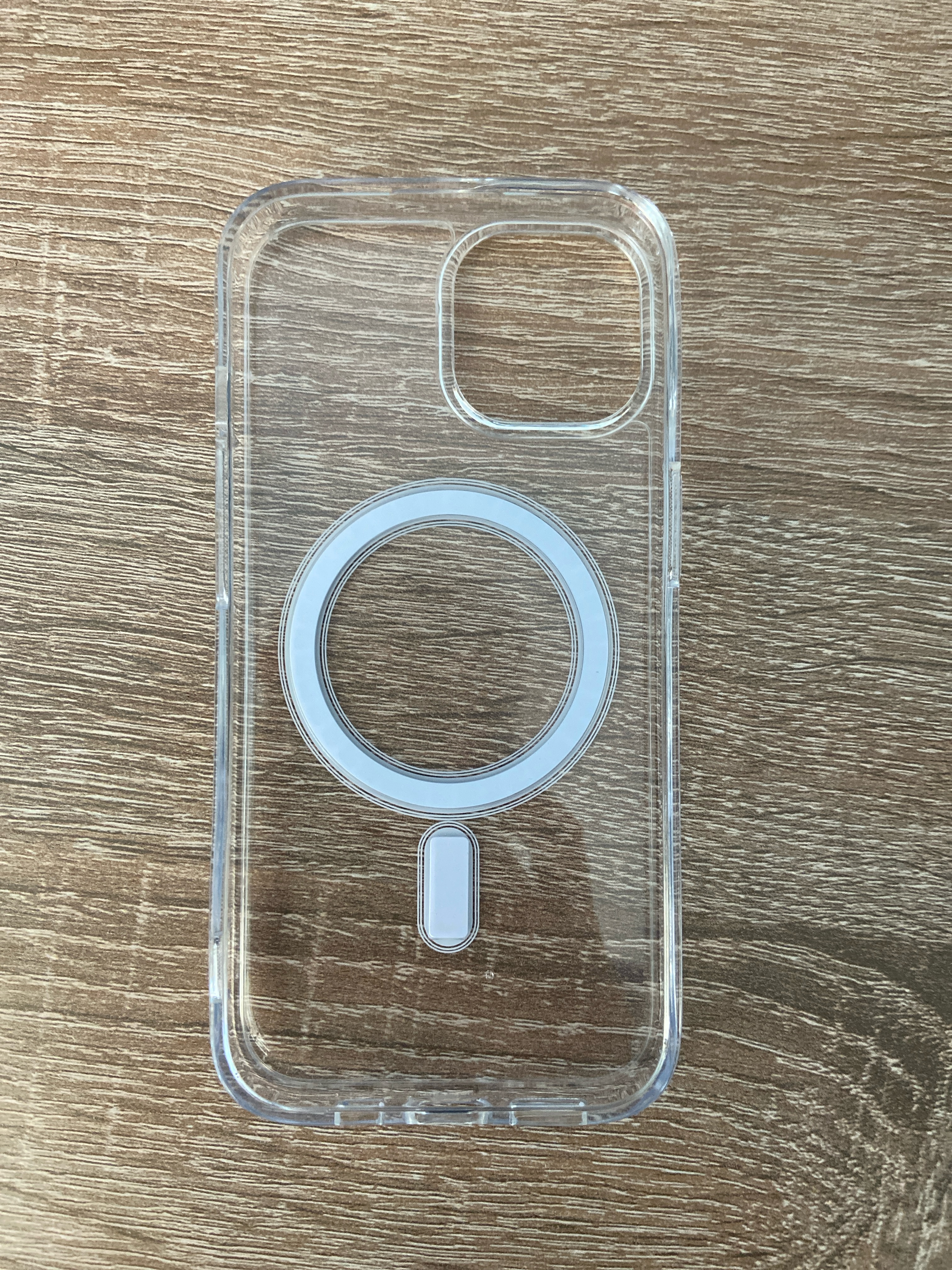 Husa magnetica pentru iPhone 15, NUODWELL, Suport pentru accesoriile MagSafe, Cu protectie pentru ecran si lentile, Anti-zgarieturi si anti-ingalbenire, TPU/Acrilic, Transparent
