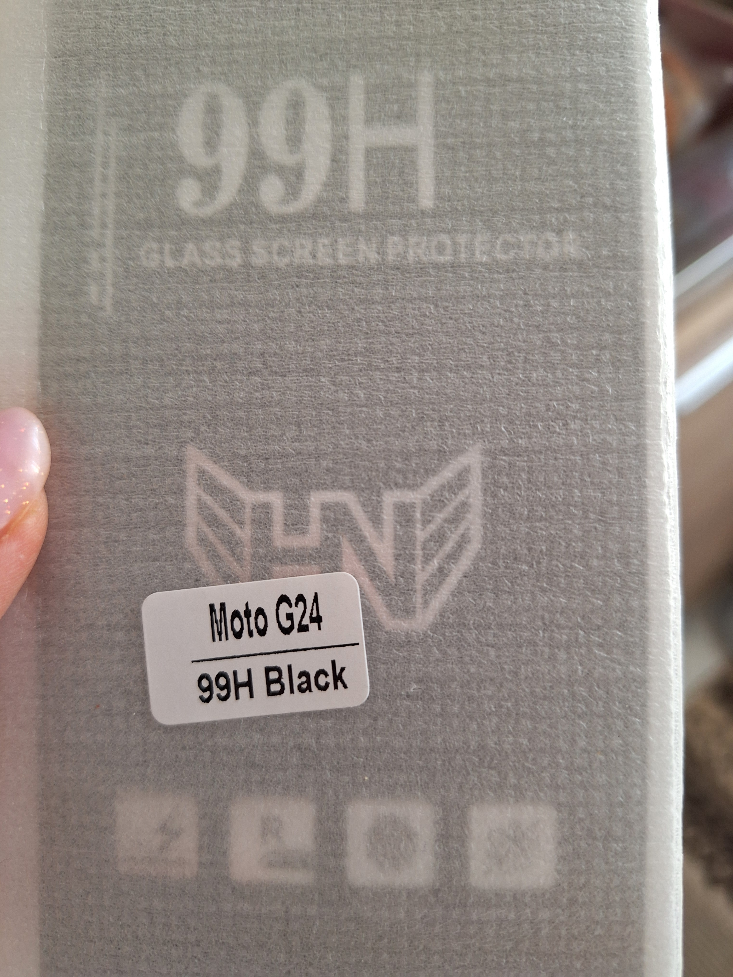 Folie de protectie tempered glass pentru Motorola Moto G04 / G24 / G34 5G 5d full face black