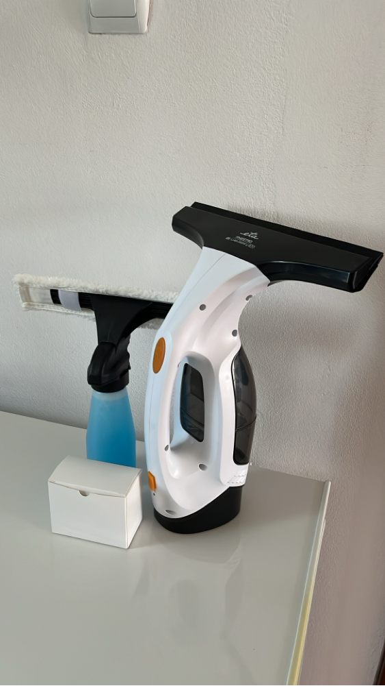 Aspirator, Eta, Curatator de geamuri, Rezervor de apa de 150 ml, Alb