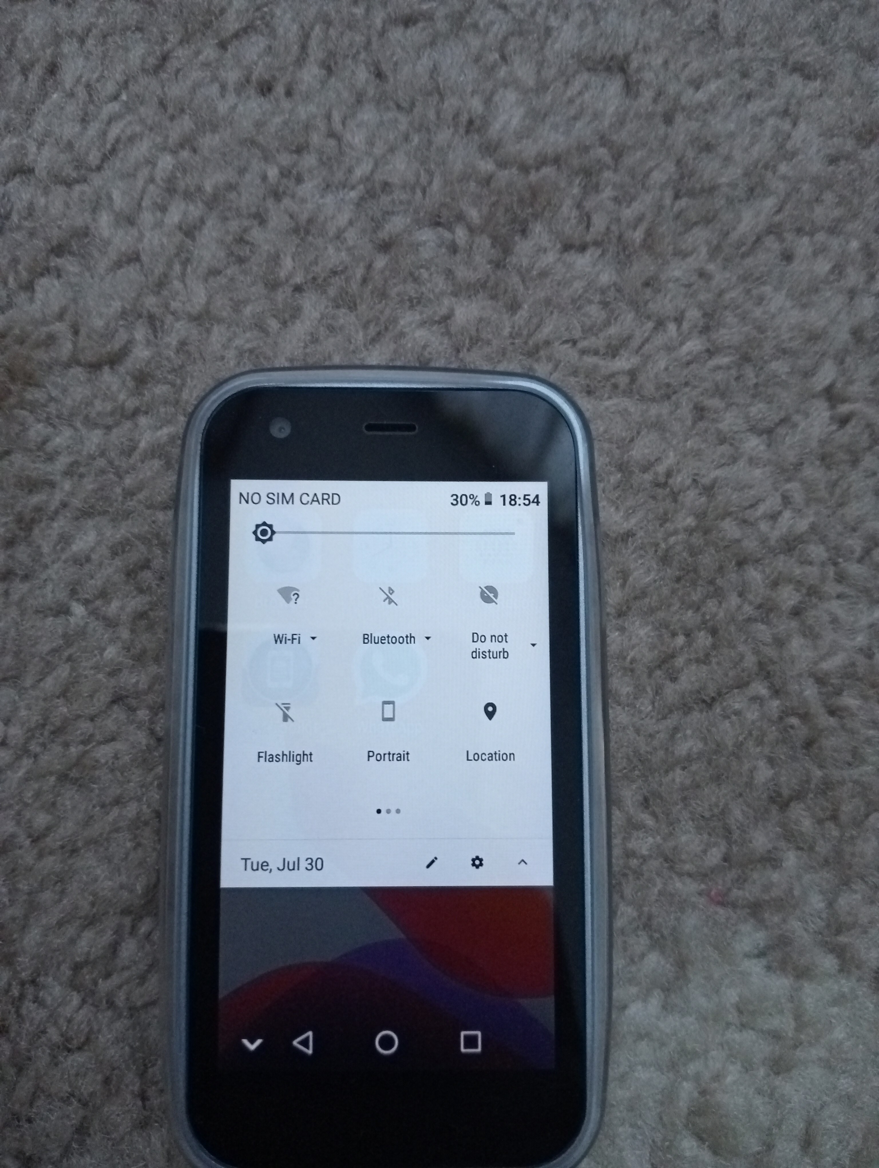 Smartphone XS15, Rainbuvvy, Android 8.1, 3 Inch, 2GB RAM, 16GB, Albastru