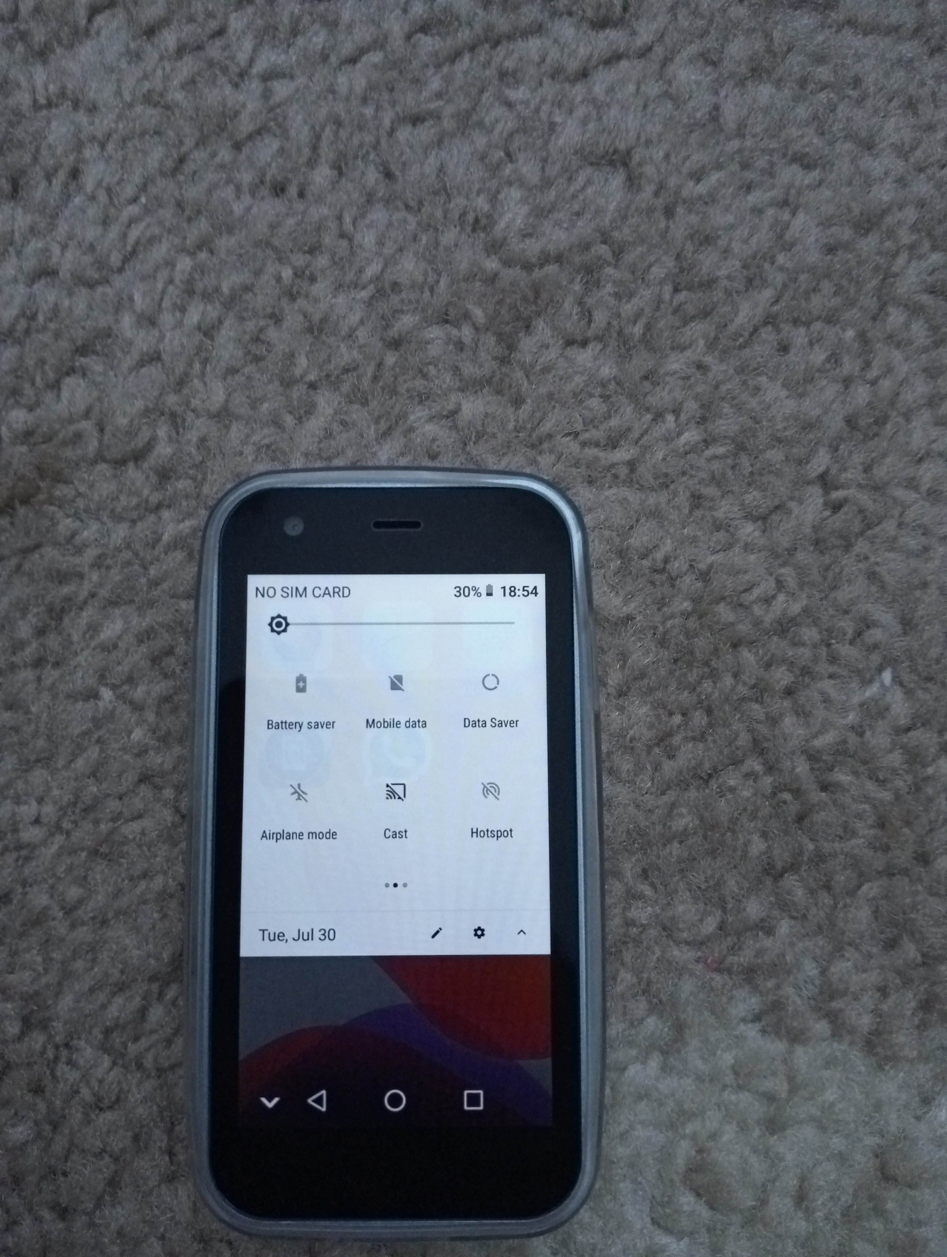 Smartphone XS15, Rainbuvvy, Android 8.1, 3 Inch, 2GB RAM, 16GB, Albastru