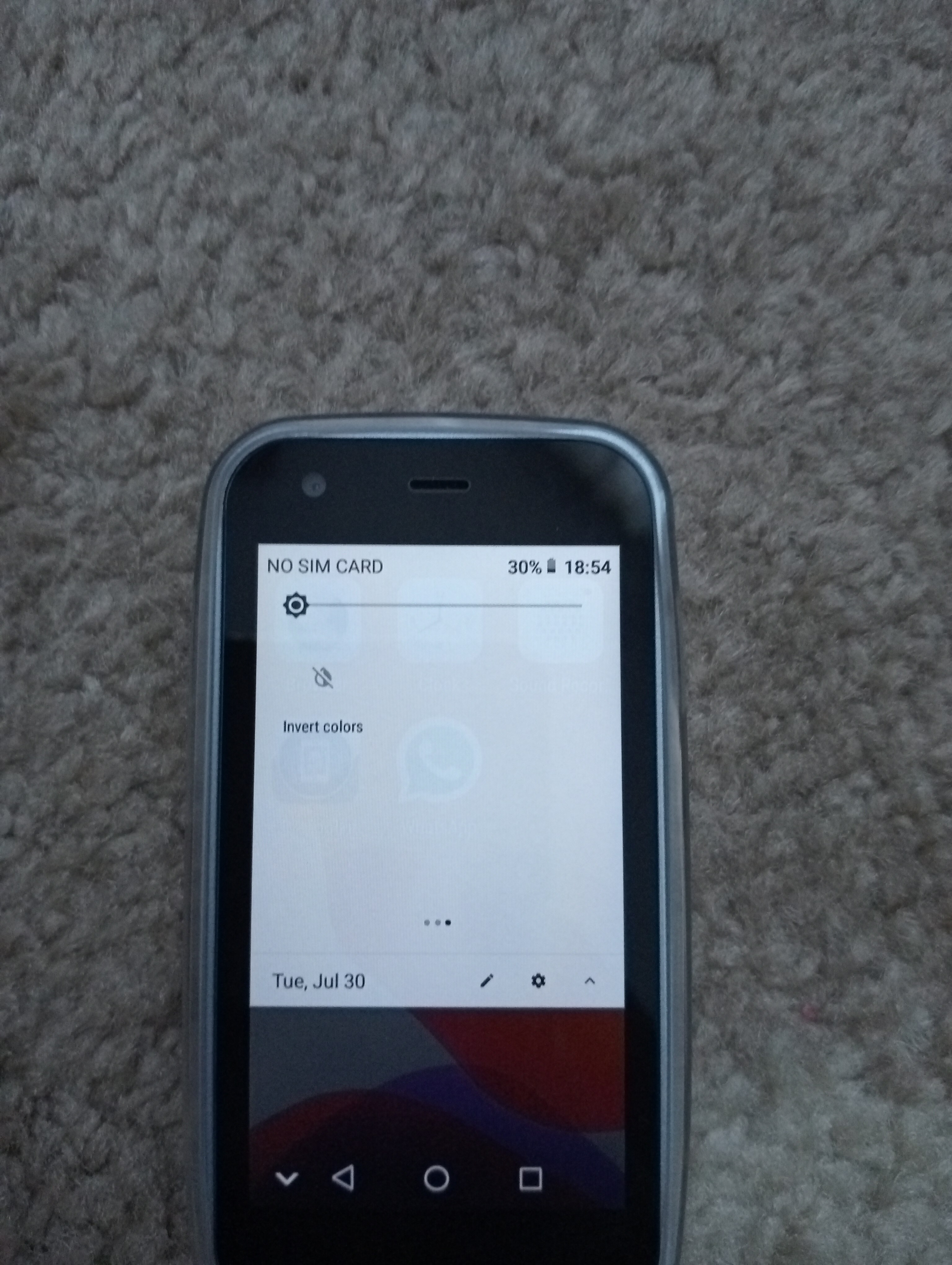 Smartphone XS15, Rainbuvvy, Android 8.1, 3 Inch, 2GB RAM, 16GB, Albastru