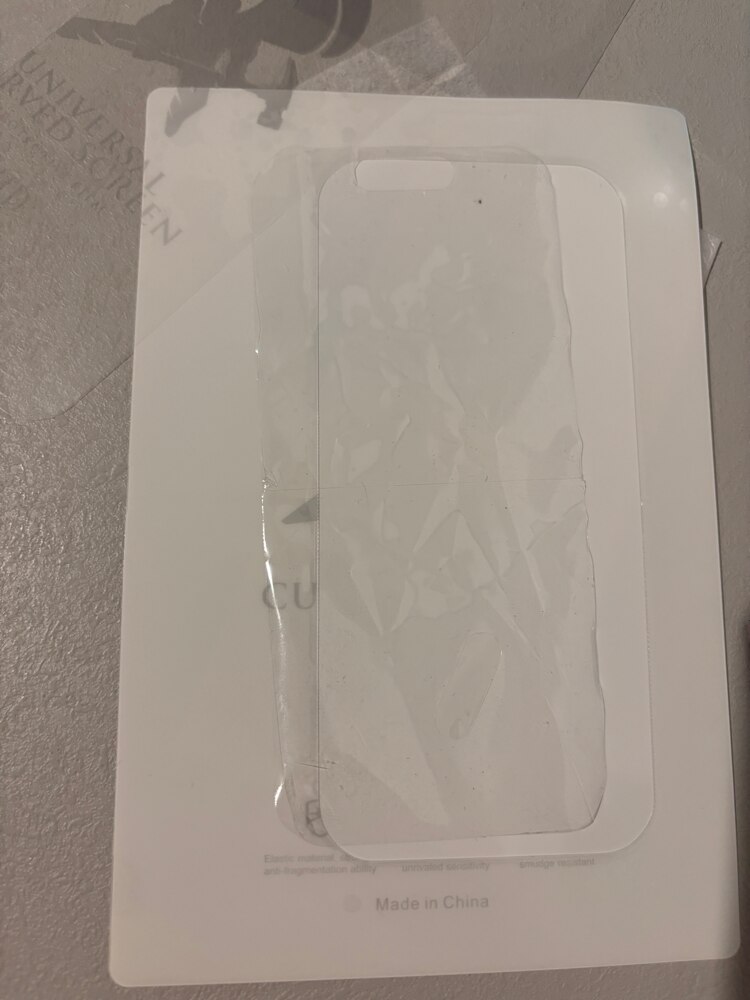 Folie de protectie Infinity Enterprise - SIlver telefon, Compatibila cu iPhone 15, Silicon, Transparent