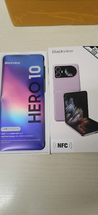 Telefon mobil Blackview Hero 10, Octa-core 2.2GHz, 6.9 inch, 2560x1080, 256GB, 12GB RAM, Dual SIM, 4G, Tri-Camera, Mov