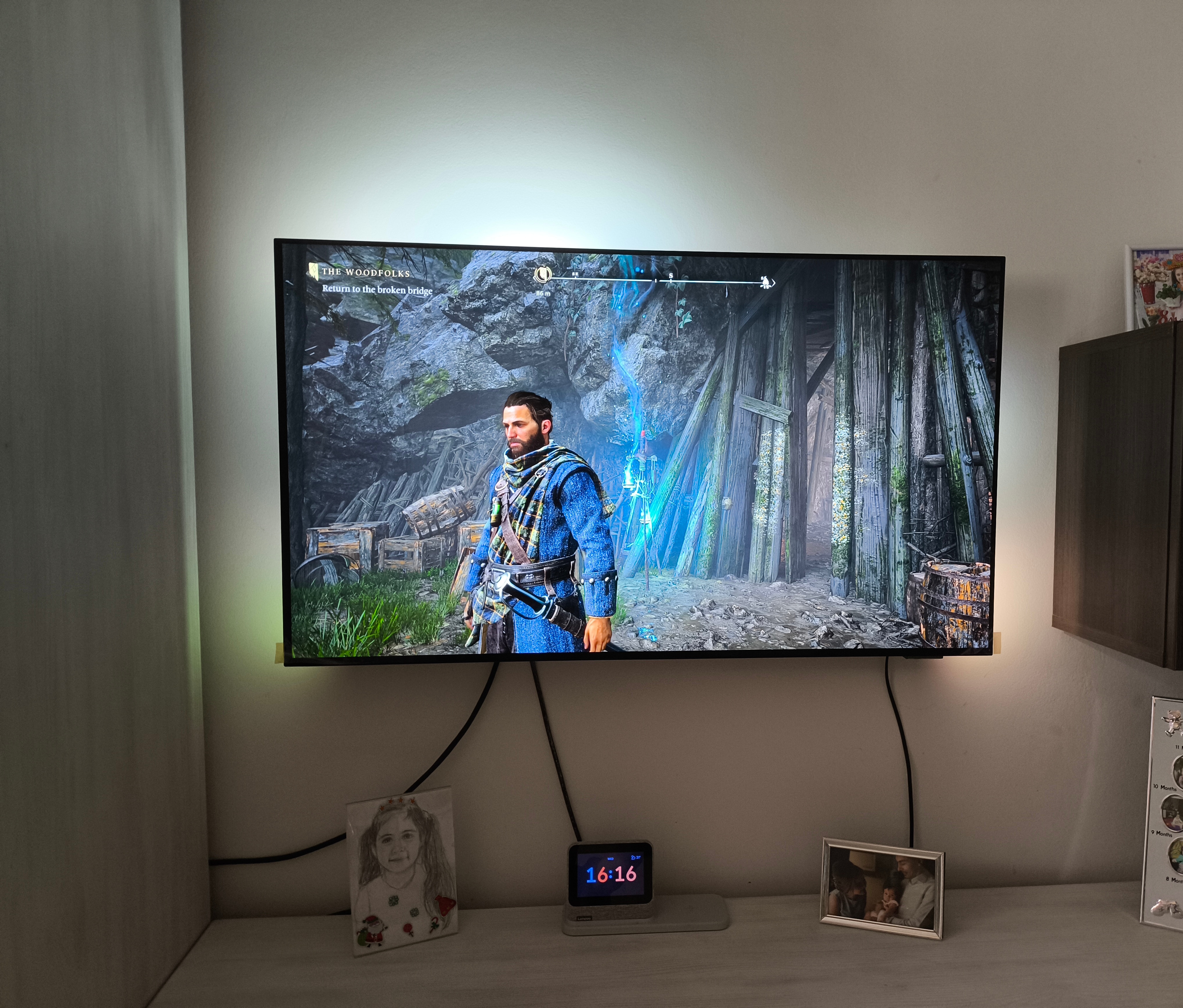 Televizor Philips Ambilight OLED 77OLED818, 194 cm, Google TV, 4K Ultra HD, 100 Hz, Clasa G