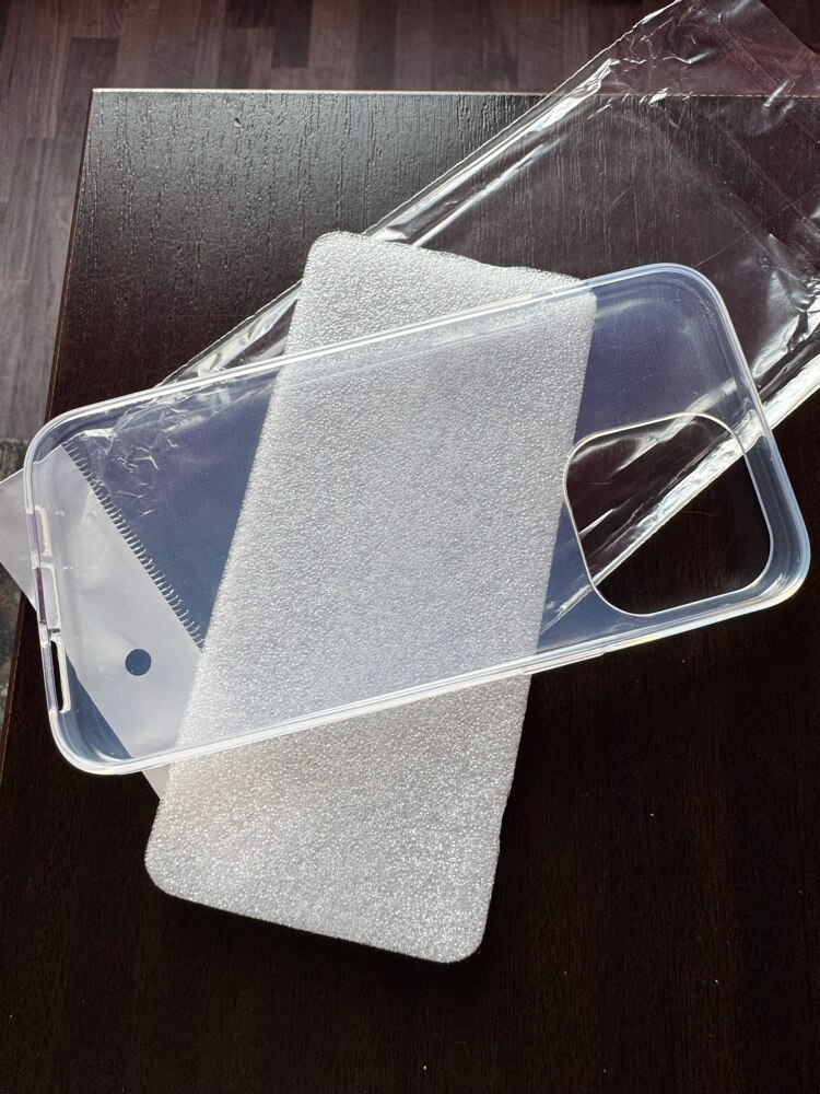 Husa pentru iPhone 15 Pro Max, Silicon Transparent, BzStore