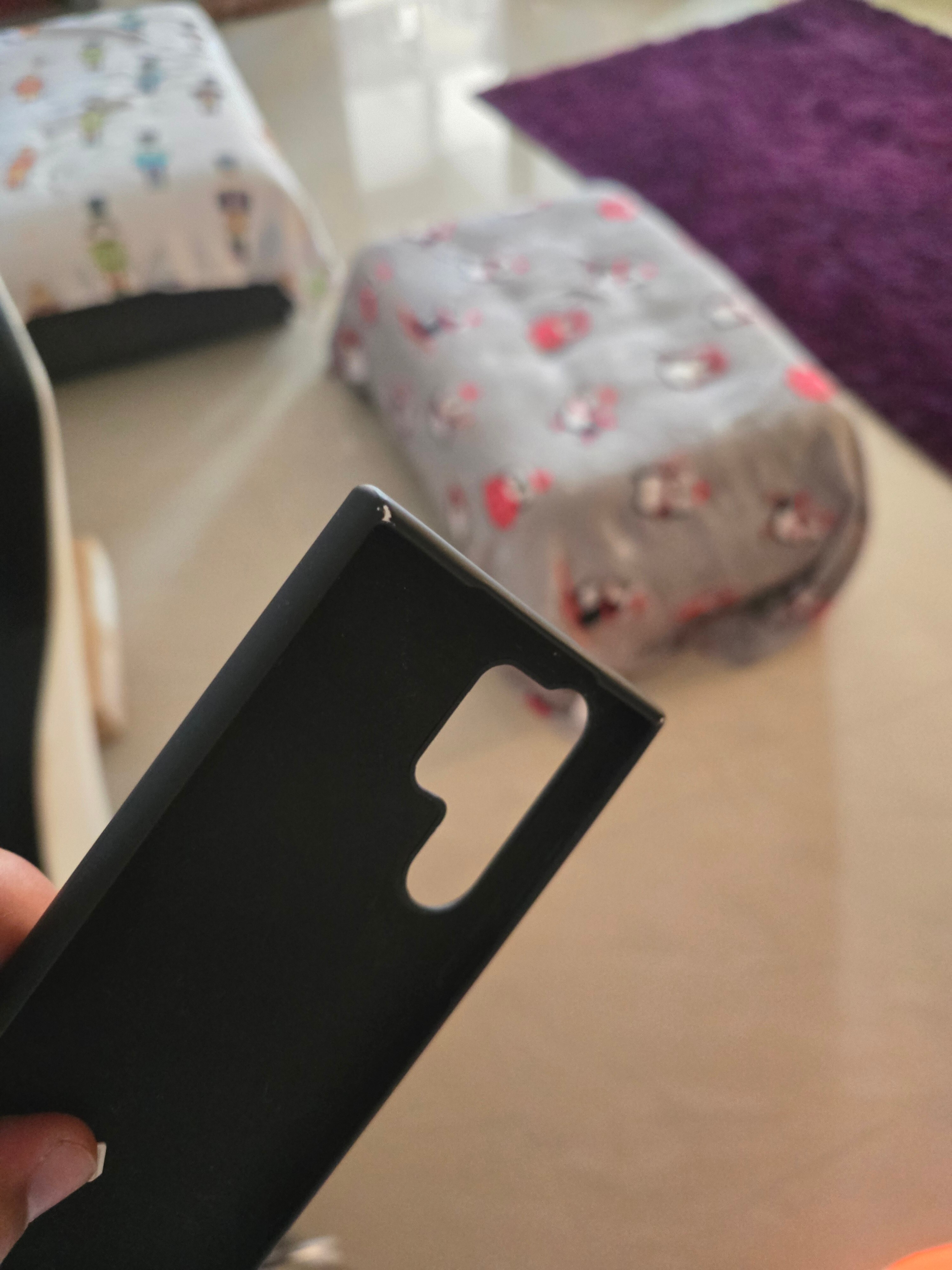 Husa G-Tech Strap, Compatibil cu Samsung Galaxy S24 Ultra, Snur prindere la gat reglabil, TPU, Negru