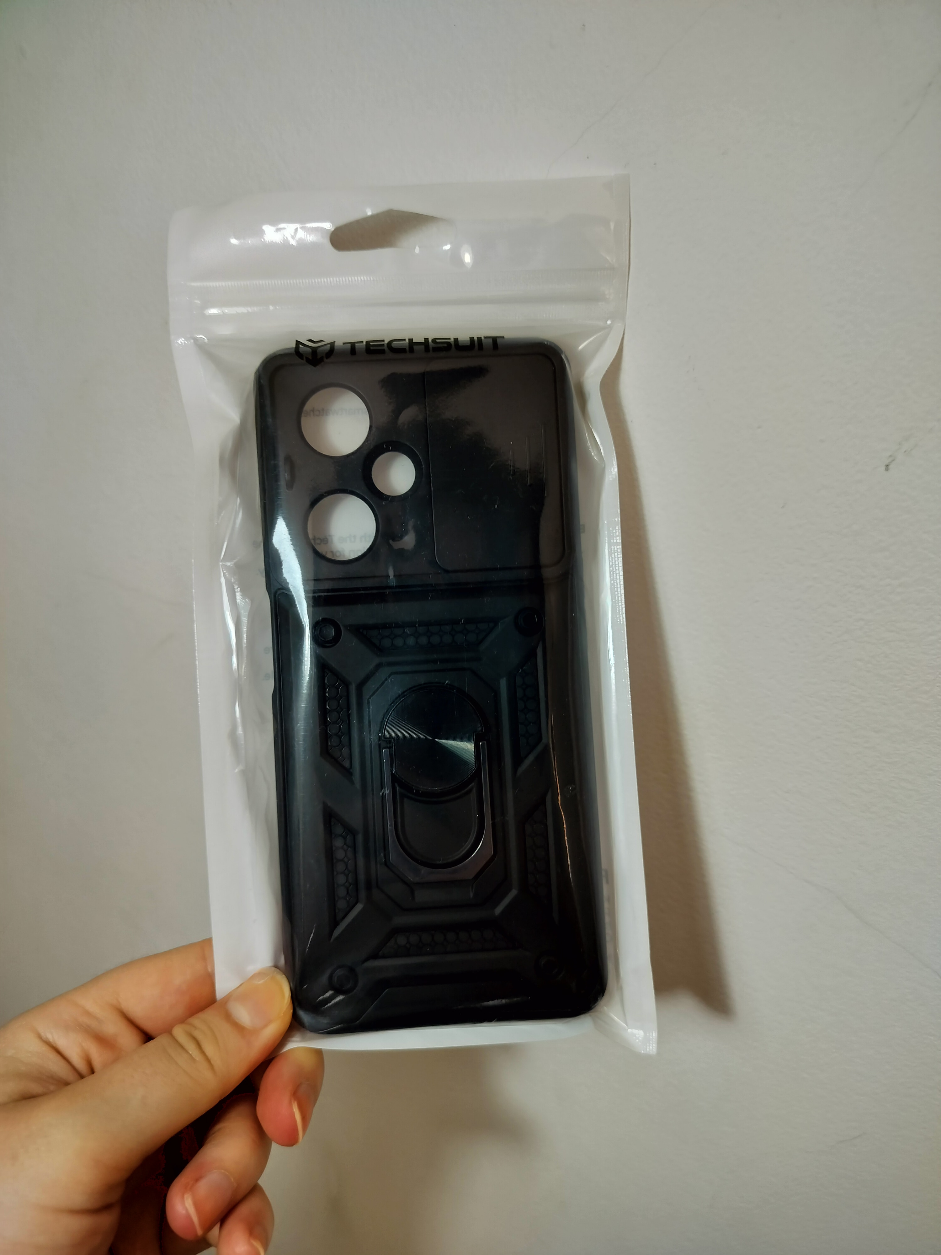 Husa pentru OnePlus Nord CE 3 Lite Premium Hybrid Armor Kickstand, Slider Camera, Antisoc, Protectie Superioara, Negru