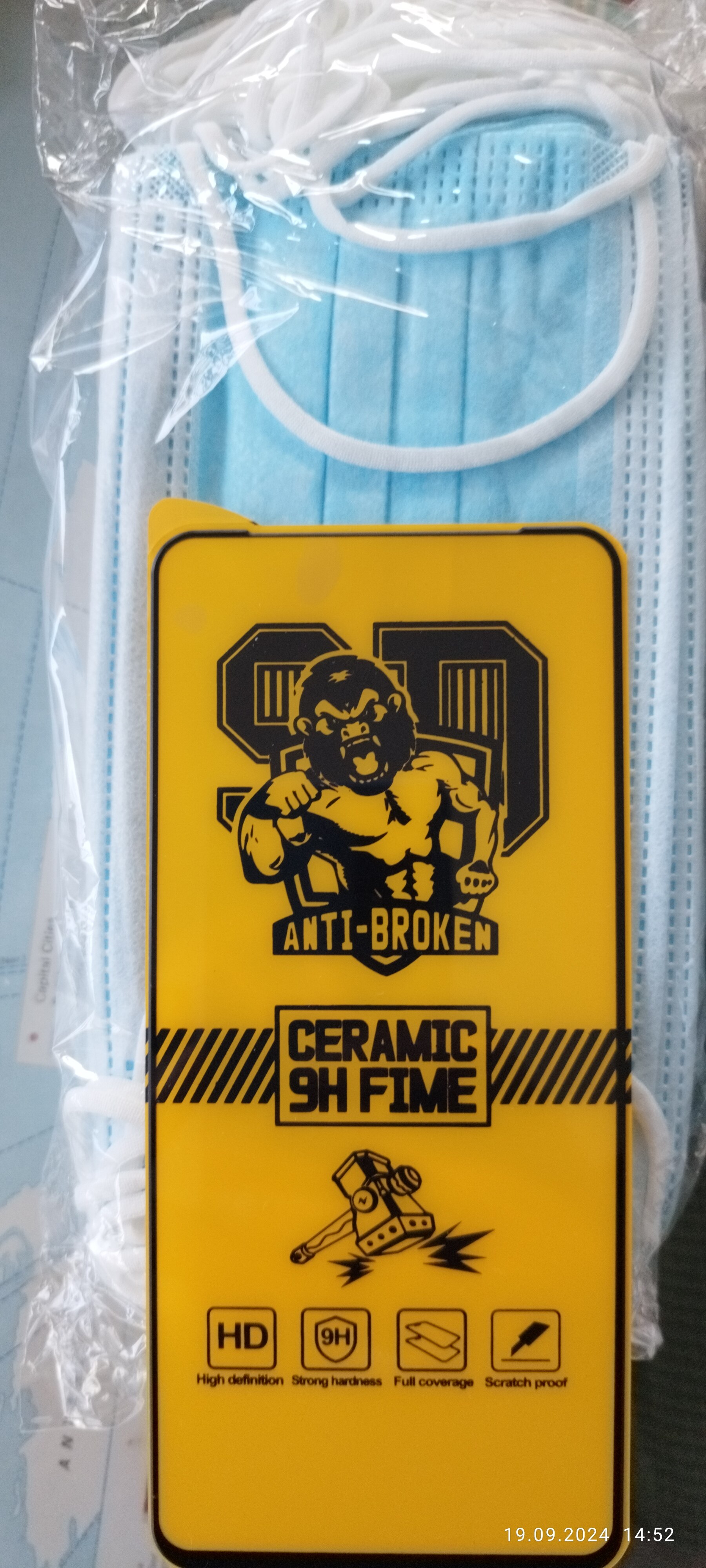 Folie de protectie Ceramica Flippy®, Transparenta HD, 9H, pentru Xiaomi Redmi Note 11 Pro 5G margini negre