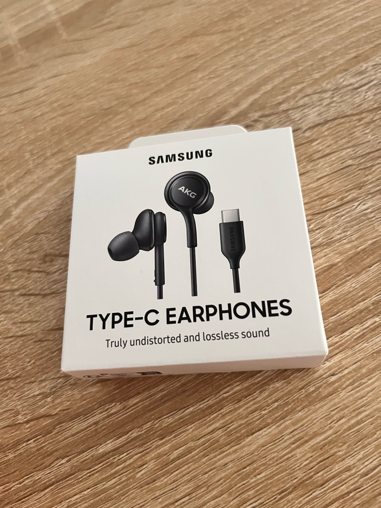 Casti AKG Samsung cu mufa tip C, negru, ambalaj retail