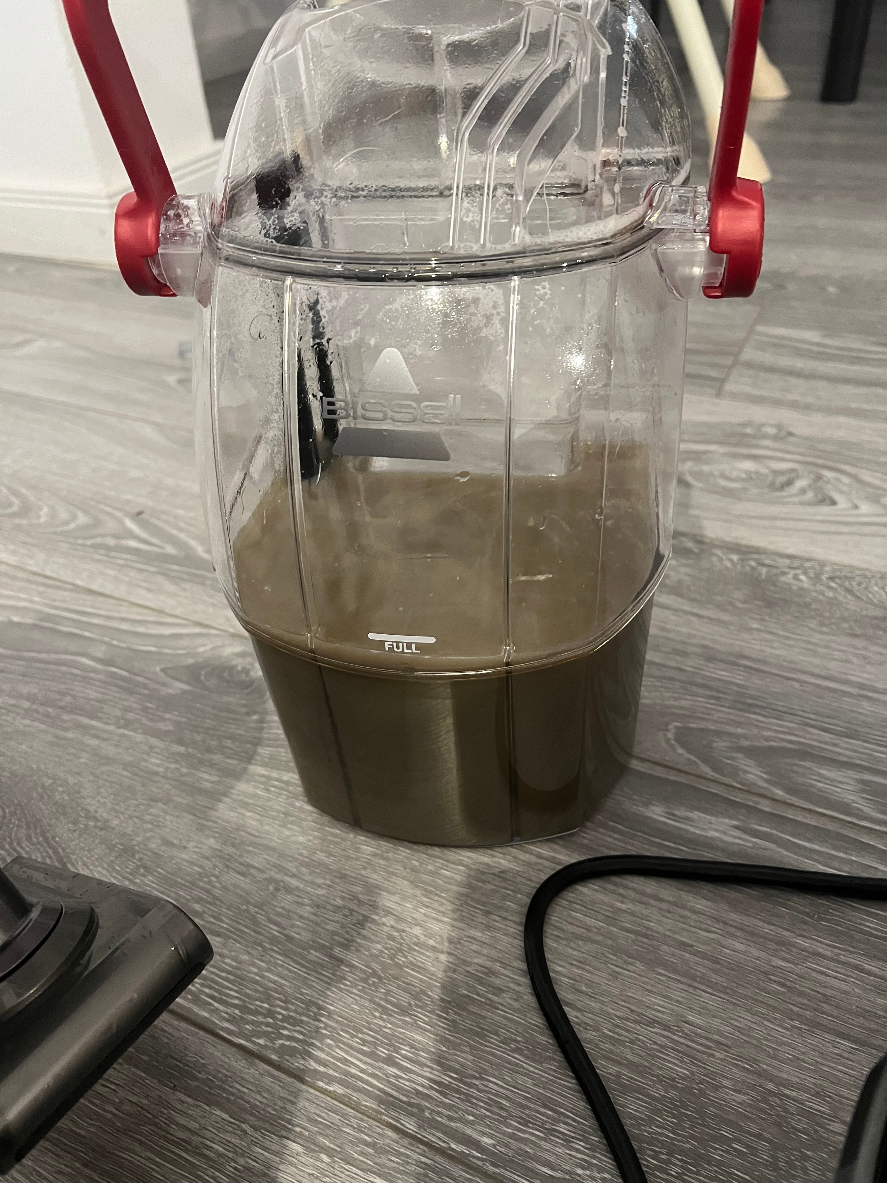 Aspirator, Bissell SpotClean Pro, 750W, capacitate 2,9L, negru, rosu