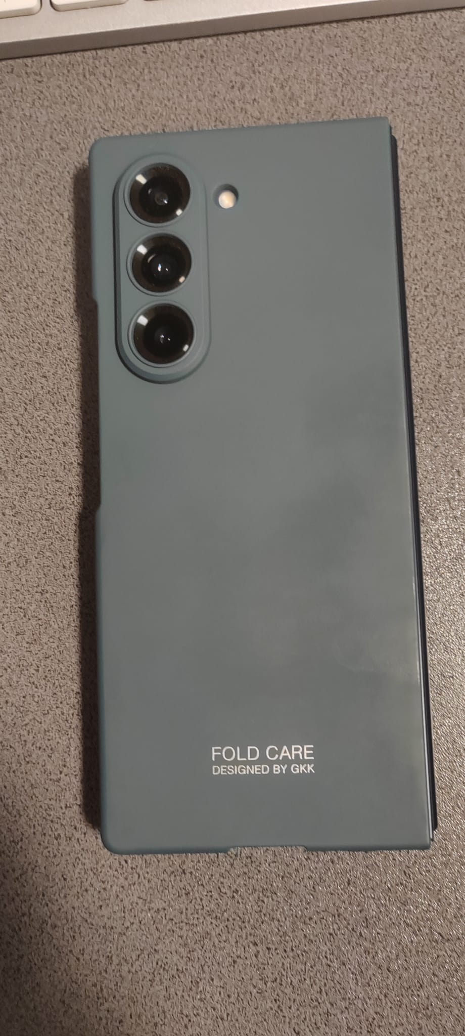 Husa Ultra-thin antisoc, Protectie ecran si camera, Pentru Samsung Galaxy Z Fold 6, Protectie completa, Argintiu