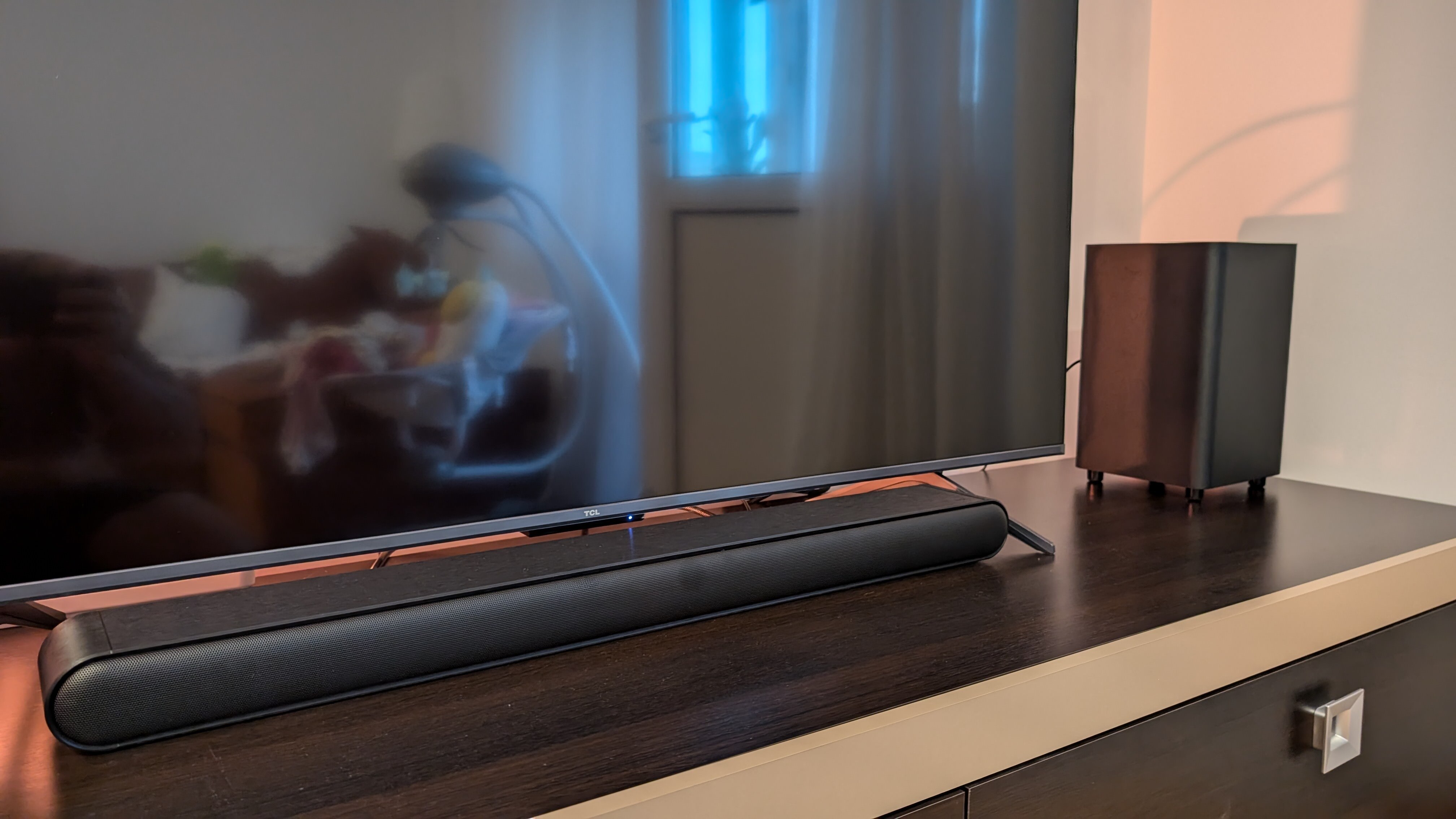 Soundbar TCL S643W, 3.1, 240W, Bluetooth 5.3, Virtual X, Dolby, DTS, Subwoofer Wireless, Negru