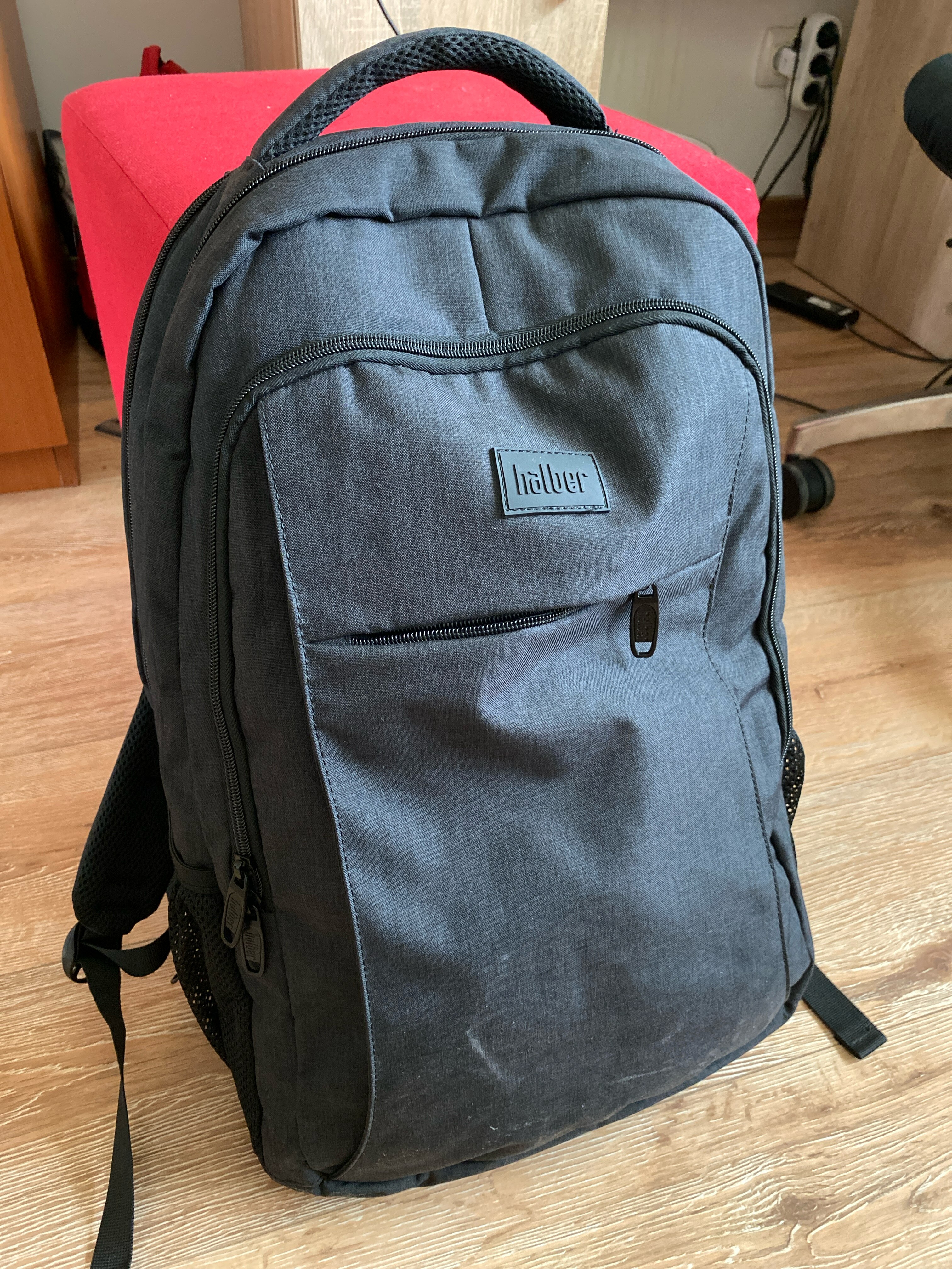 Rucsac Laptop halber Pro Style & Storage, 15.6", Rosu