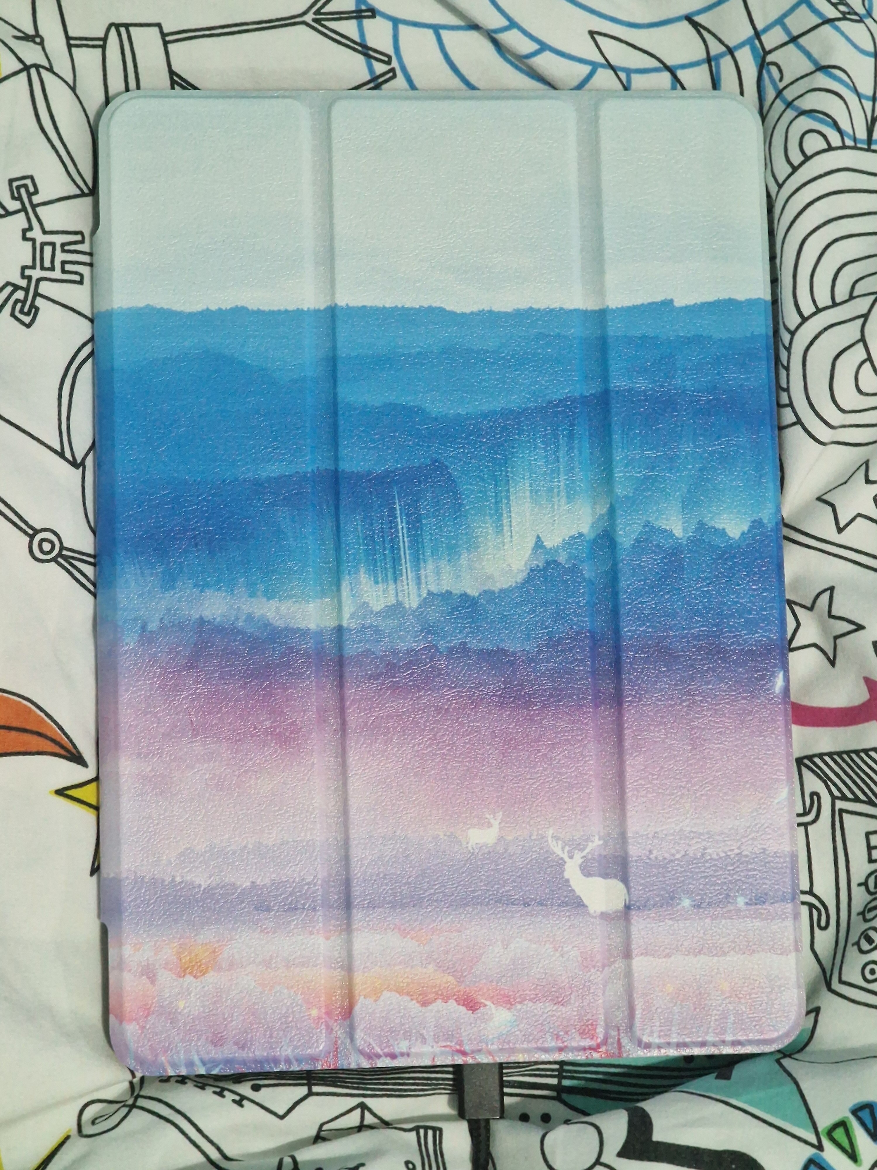 Husa de protectie premium Natty Pell, Compatibila cu Samsung Galaxy Tab S9/S9 FE Acrylic - Verde