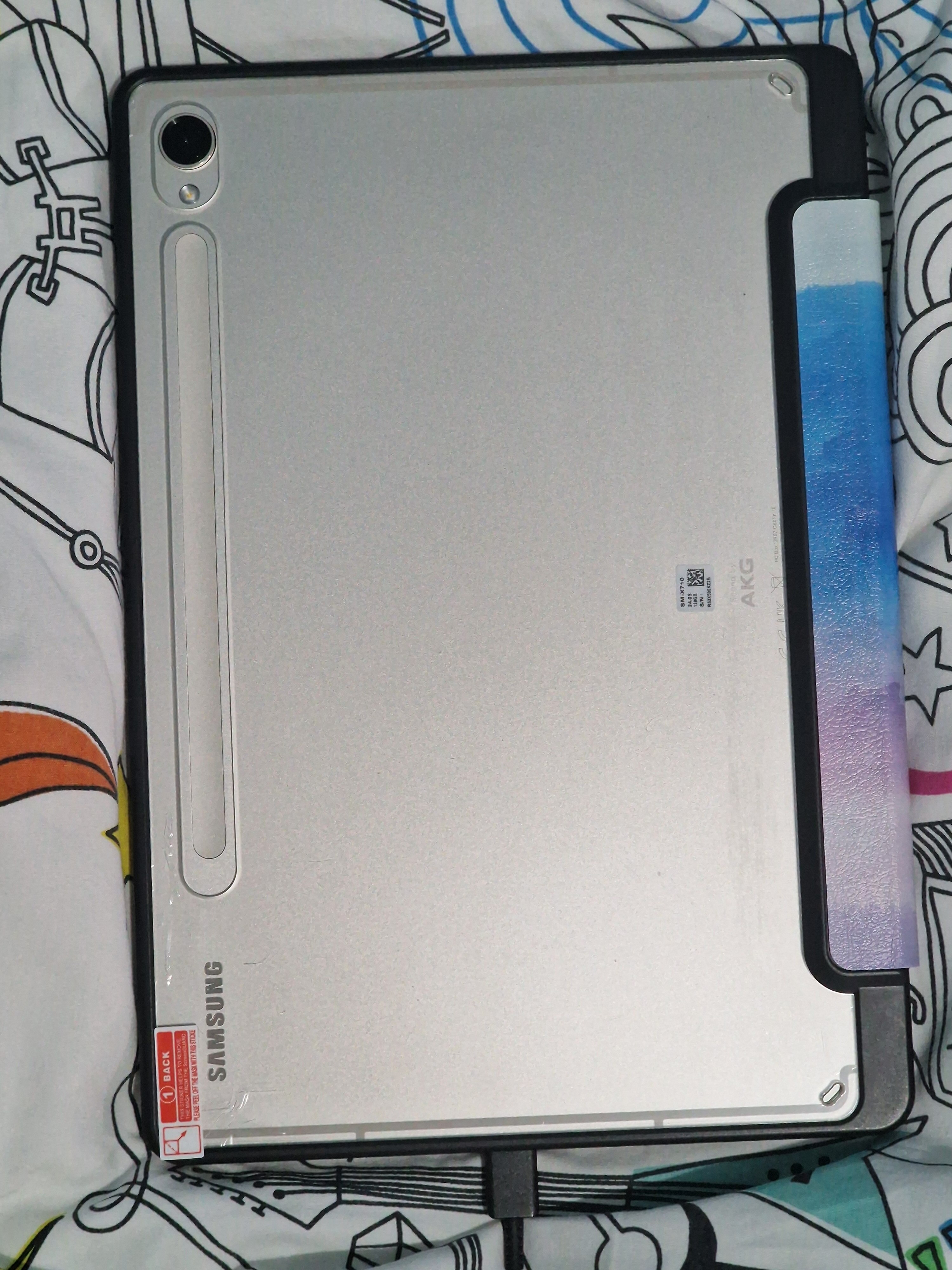 Husa de protectie premium Natty Pell, Compatibila cu Samsung Galaxy Tab S9/S9 FE Acrylic - Verde