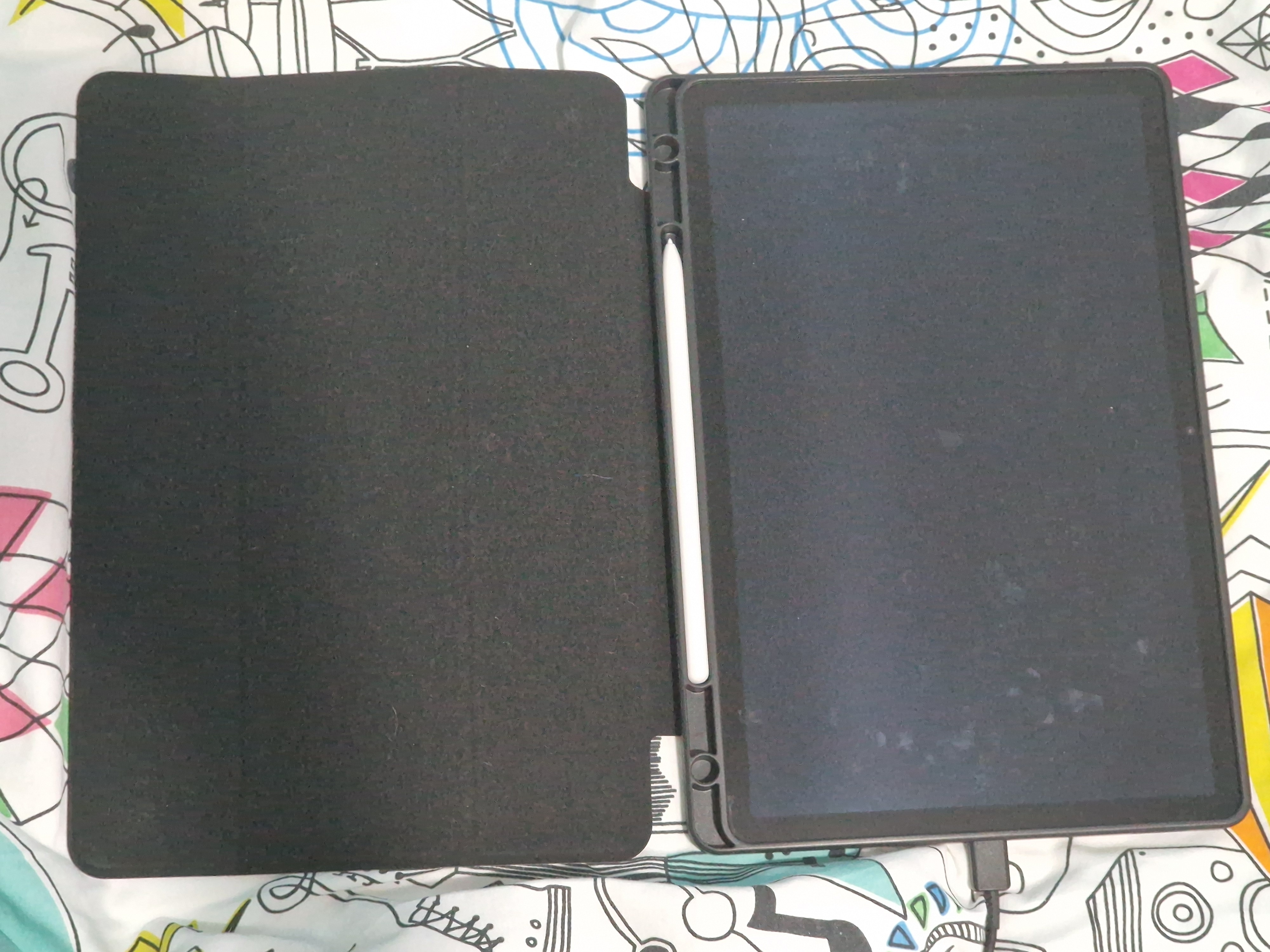 Husa de protectie premium Natty Pell, Compatibila cu Samsung Galaxy Tab S9/S9 FE Acrylic - Verde