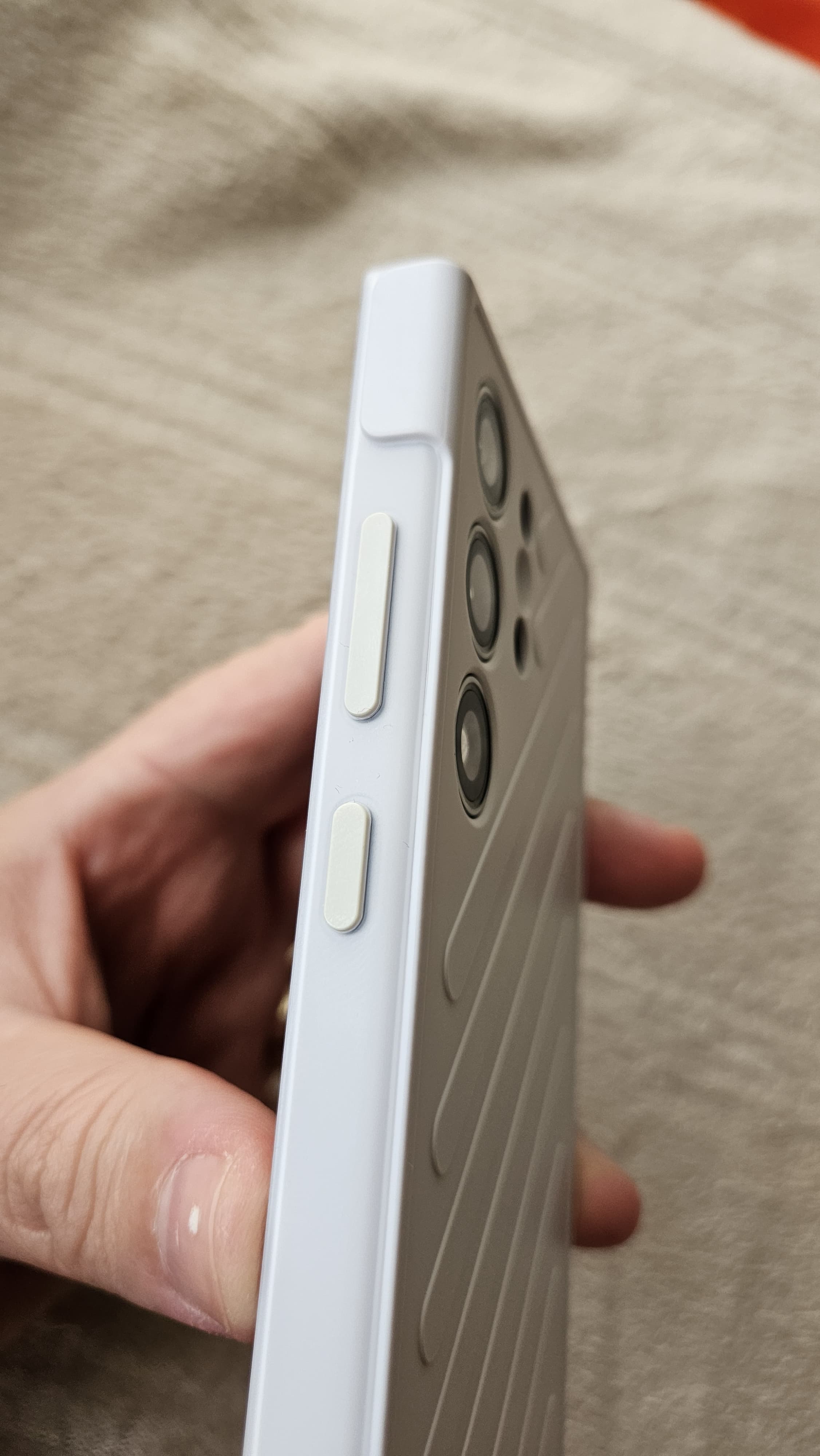 Husa de protectie Samsung Shield Case pentru Galaxy S24 Ultra, LIGHT GRAY