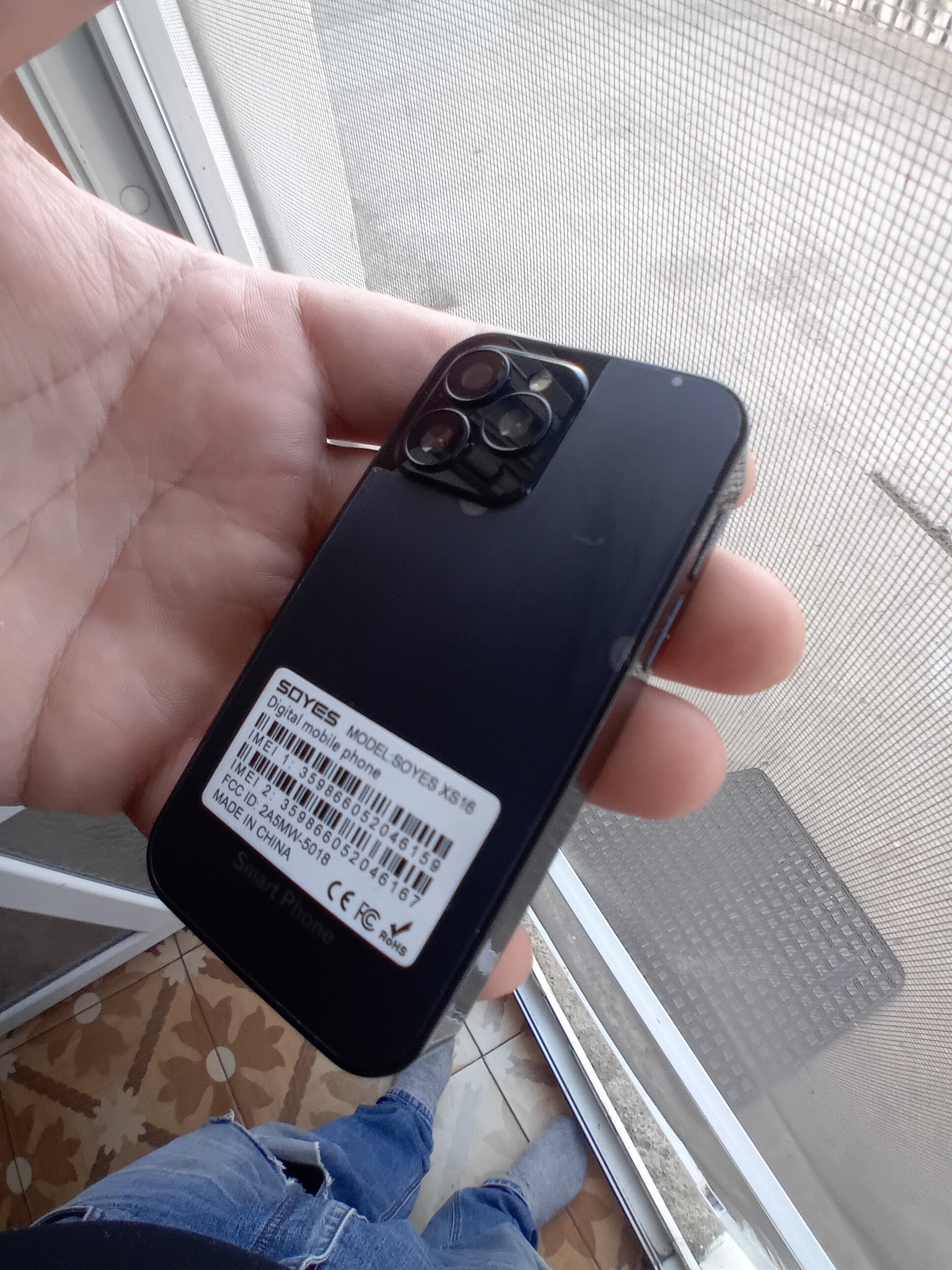 Smartphone XS16, Rainbuvvy, 3 Inch, Android 10, 16GB, Negru