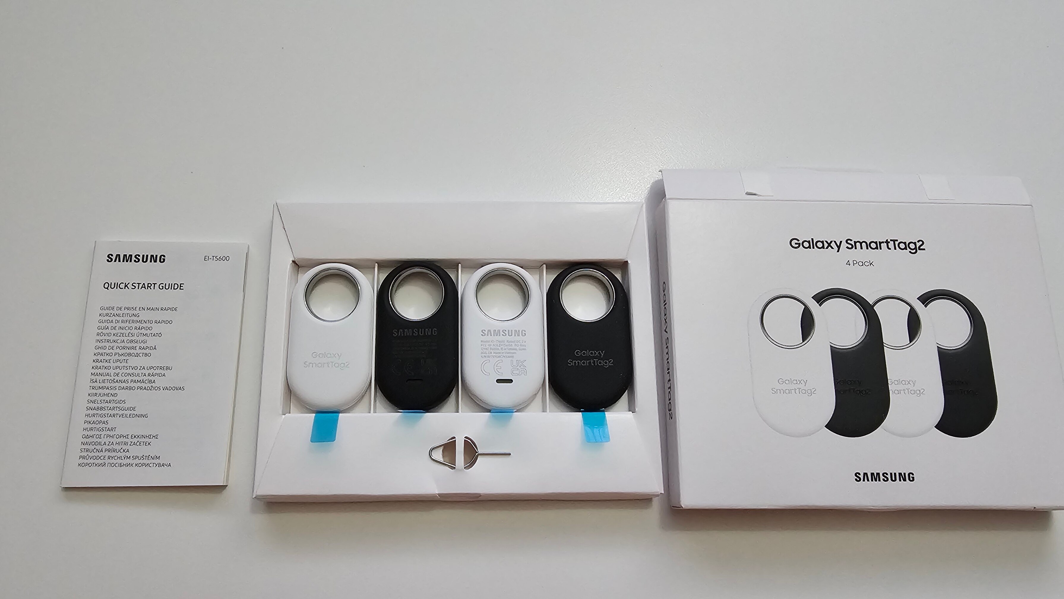 【新品未開封】Samsung Galaxy SmartTag2 4 Pack Pack de 4 Trackers Bluetooth Galaxy SmartTag2 | Samsung FR