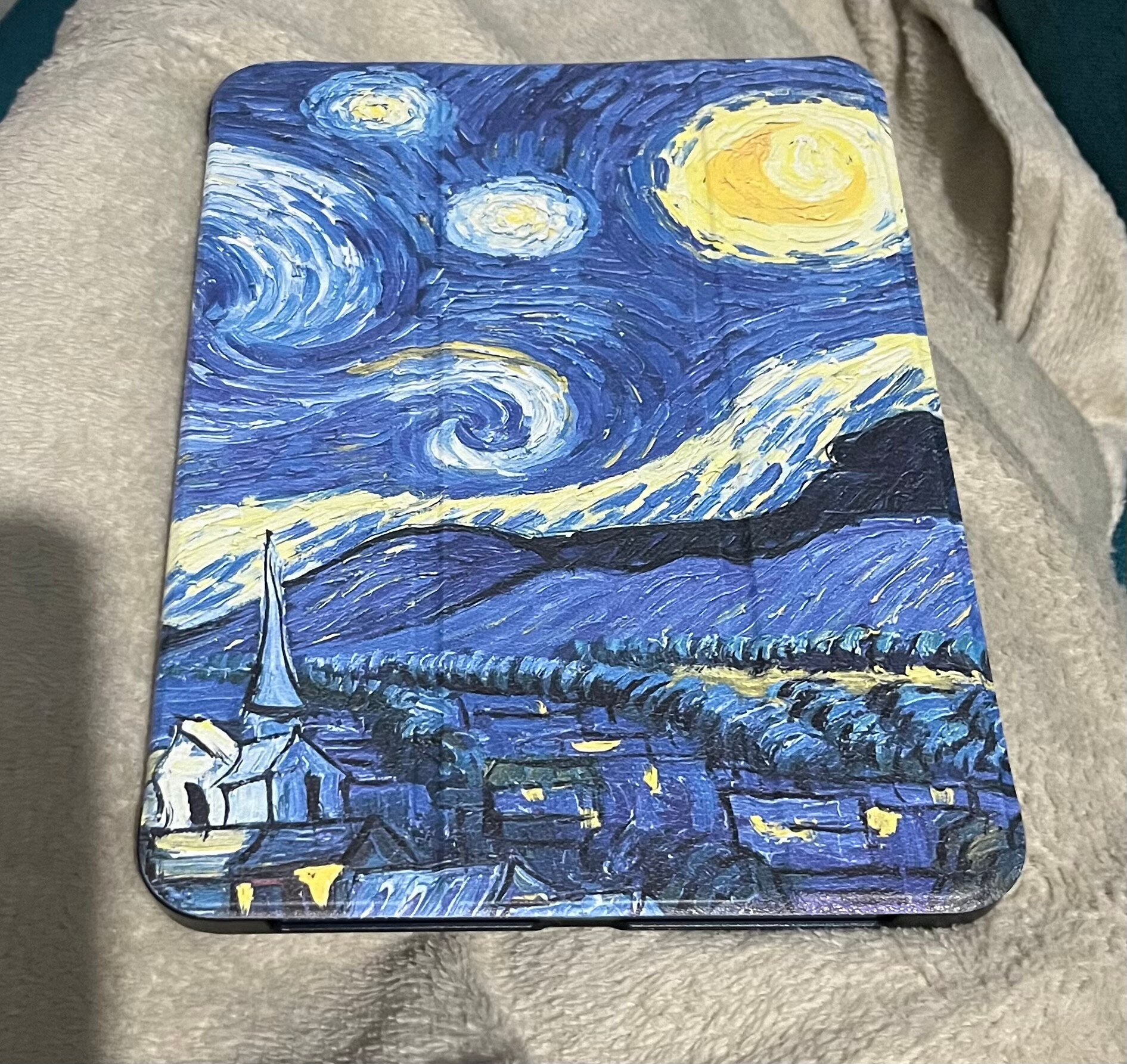 Husa pentru tableta iPad 10 (2022) 10.9", Accesorio FoldPro, Starry Night