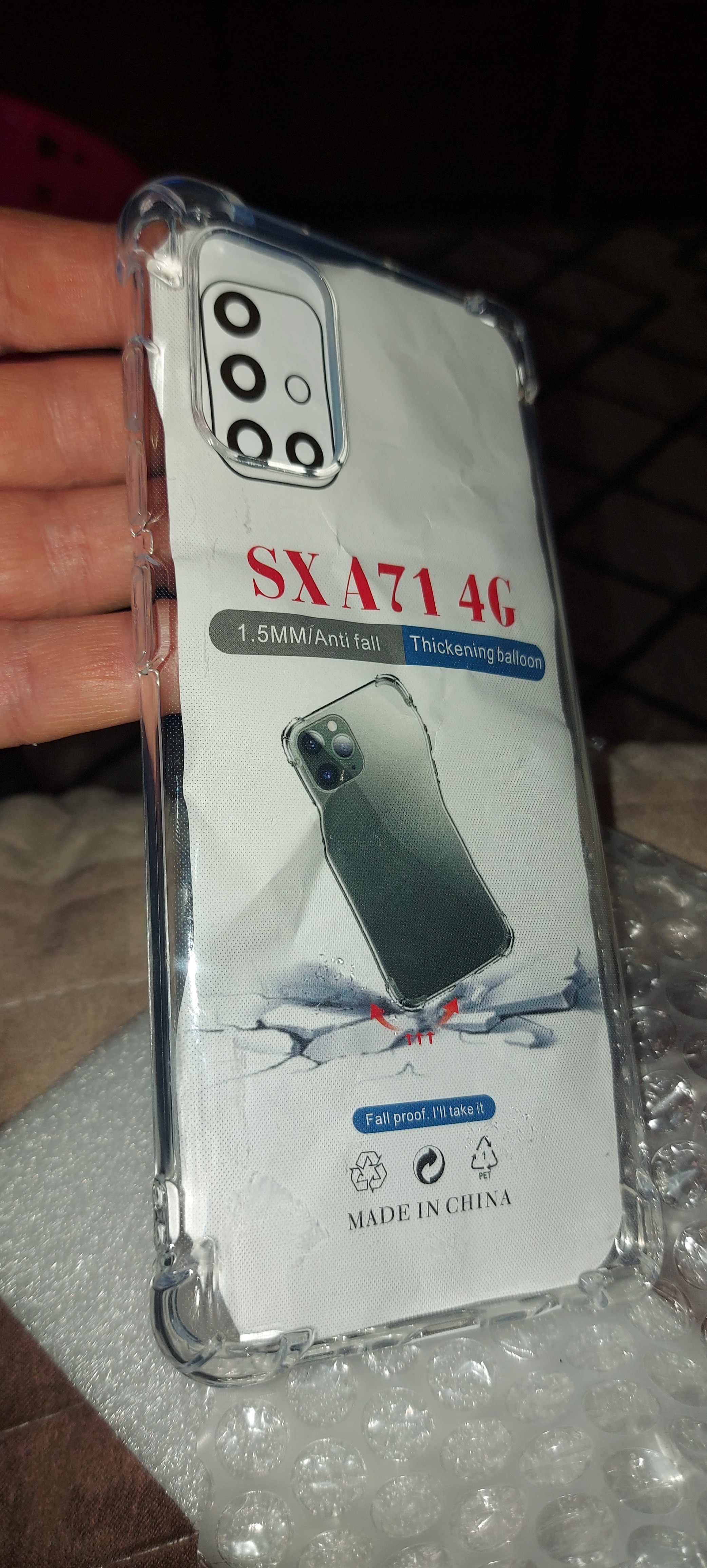 Husa protectie Mat-Tech compatibila cu Samsung Galaxy A71 4G, Colturi anti-soc, Decupaje Precise, Rezistenta la impact, Margini ridicate pentru protectia ecranului, Transparenta