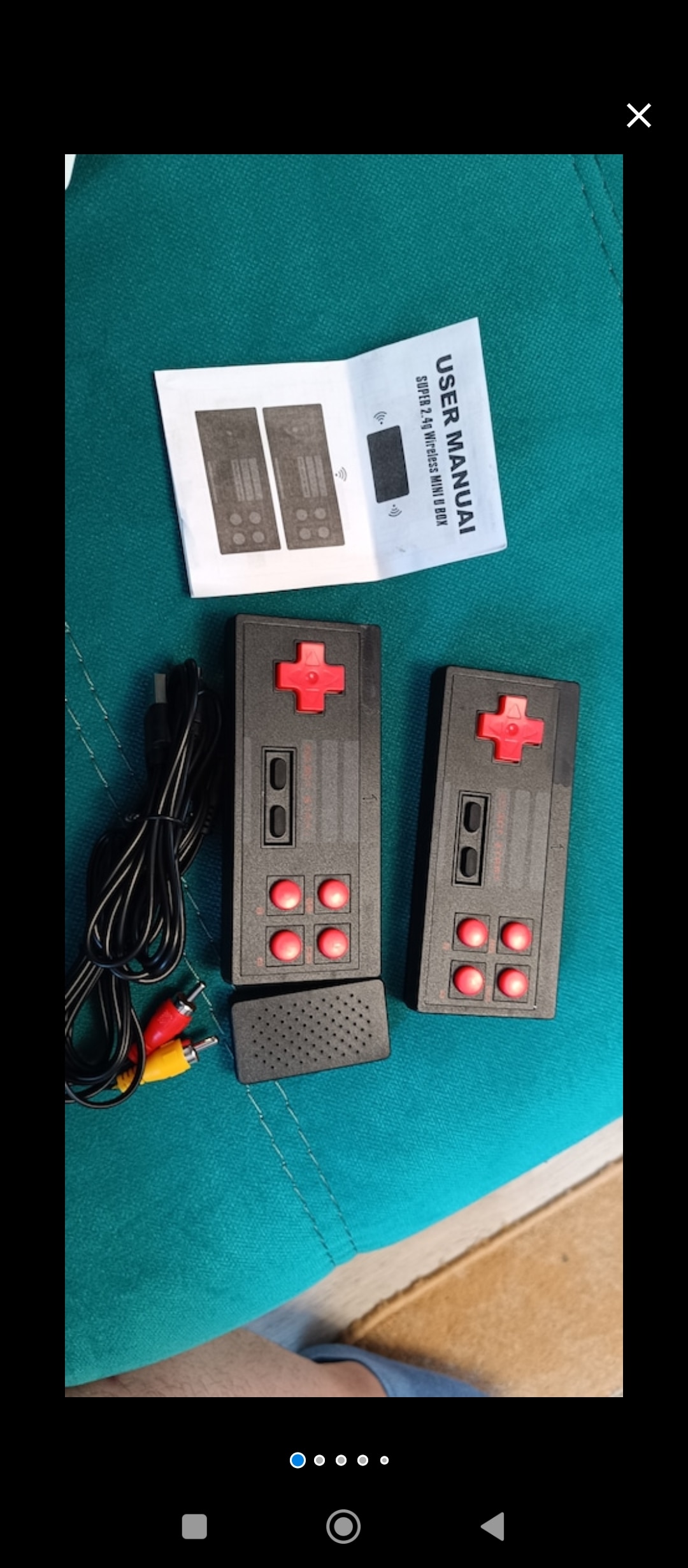 Consola jocuri mini, 620 de jocuri retro, AV, gri, Gonga