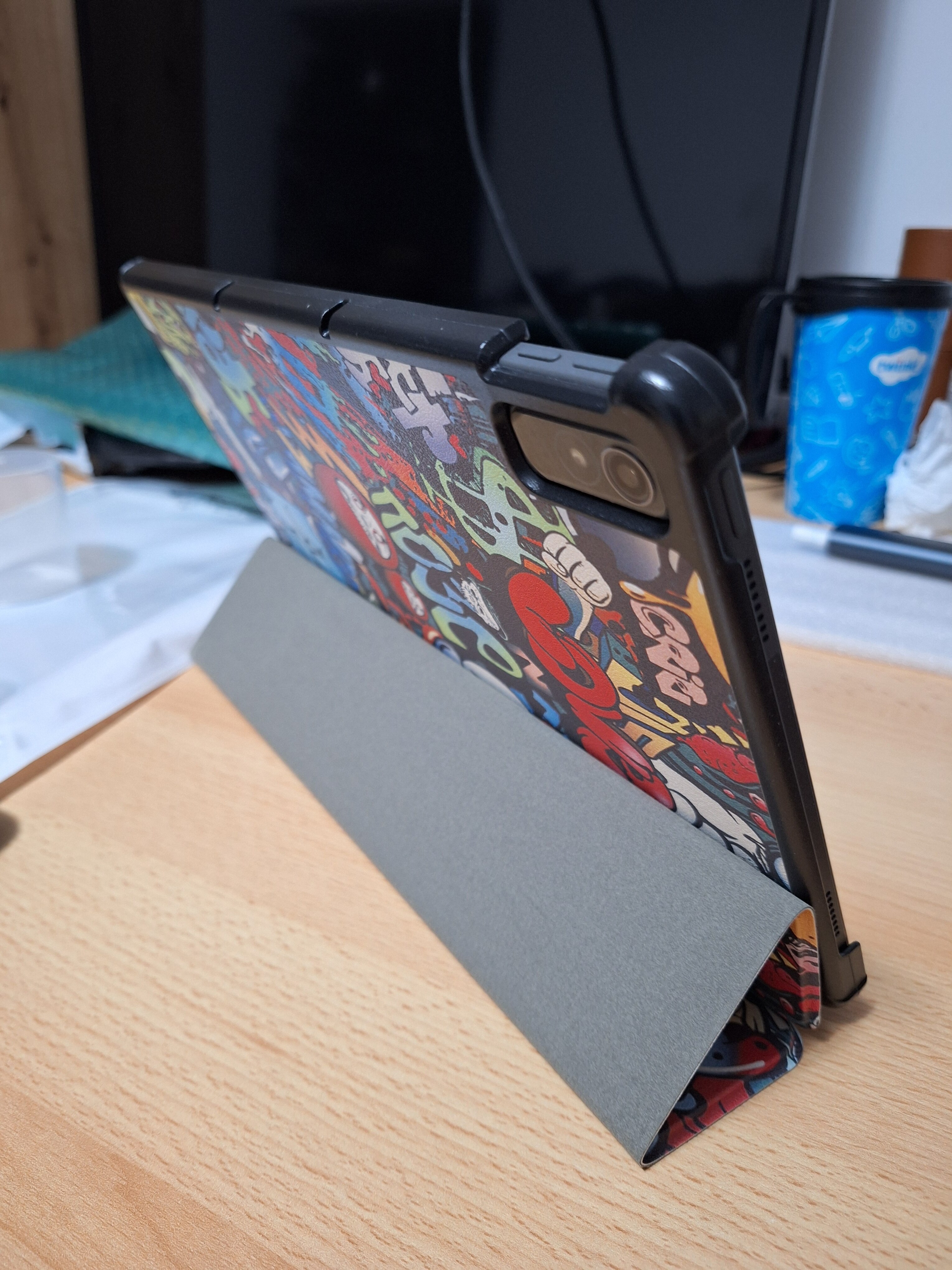 Husa tableta Piele, Tip Carte pentru Lenovo Tab P11 Gen 2 11.5", Protectie Completa, Functie de Stand, Close To Sleep, Soft Touch, Durabil, Multicolor