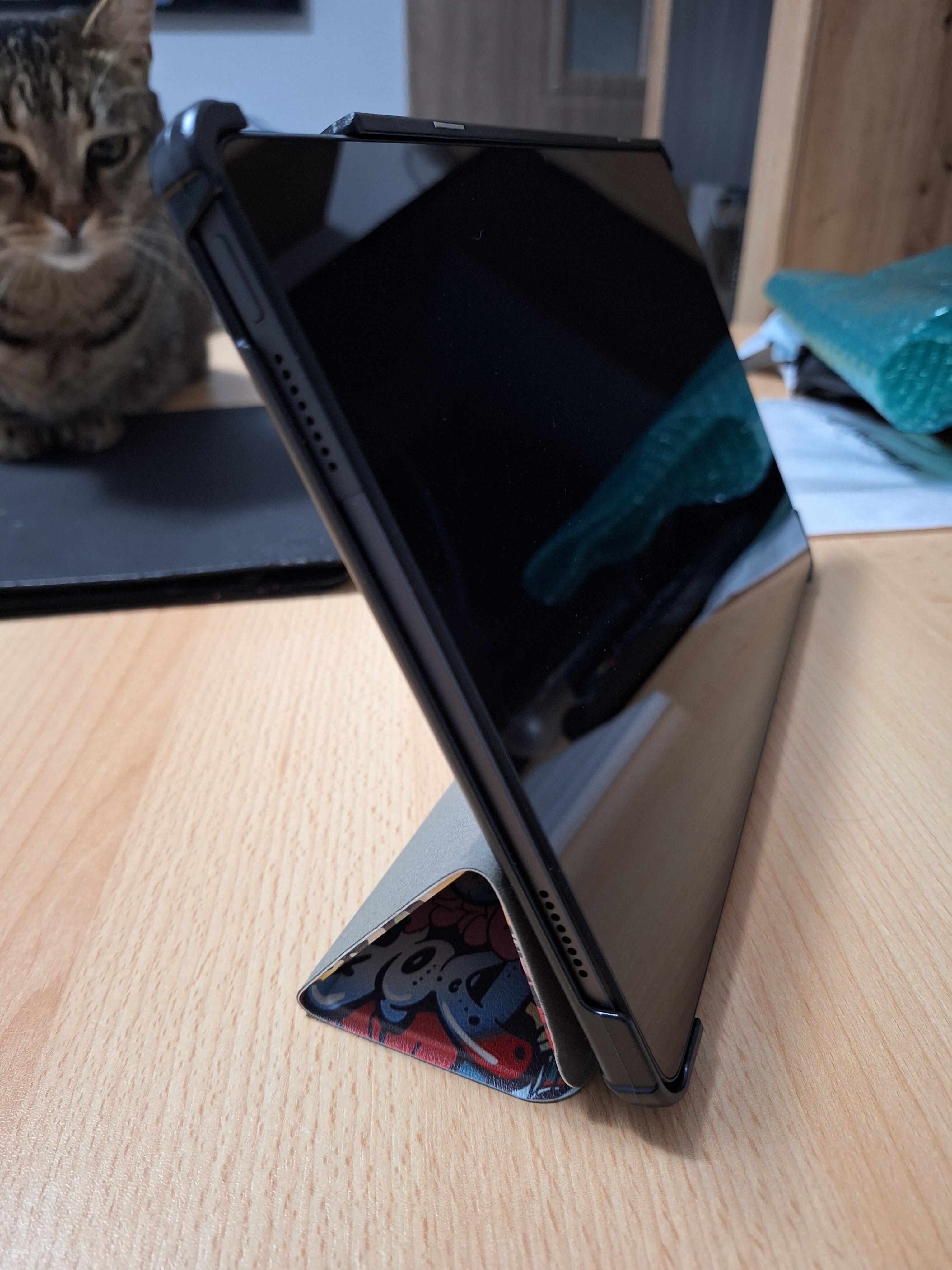 Husa tableta Piele, Tip Carte pentru Lenovo Tab P11 Gen 2 11.5", Protectie Completa, Functie de Stand, Close To Sleep, Soft Touch, Durabil, Multicolor
