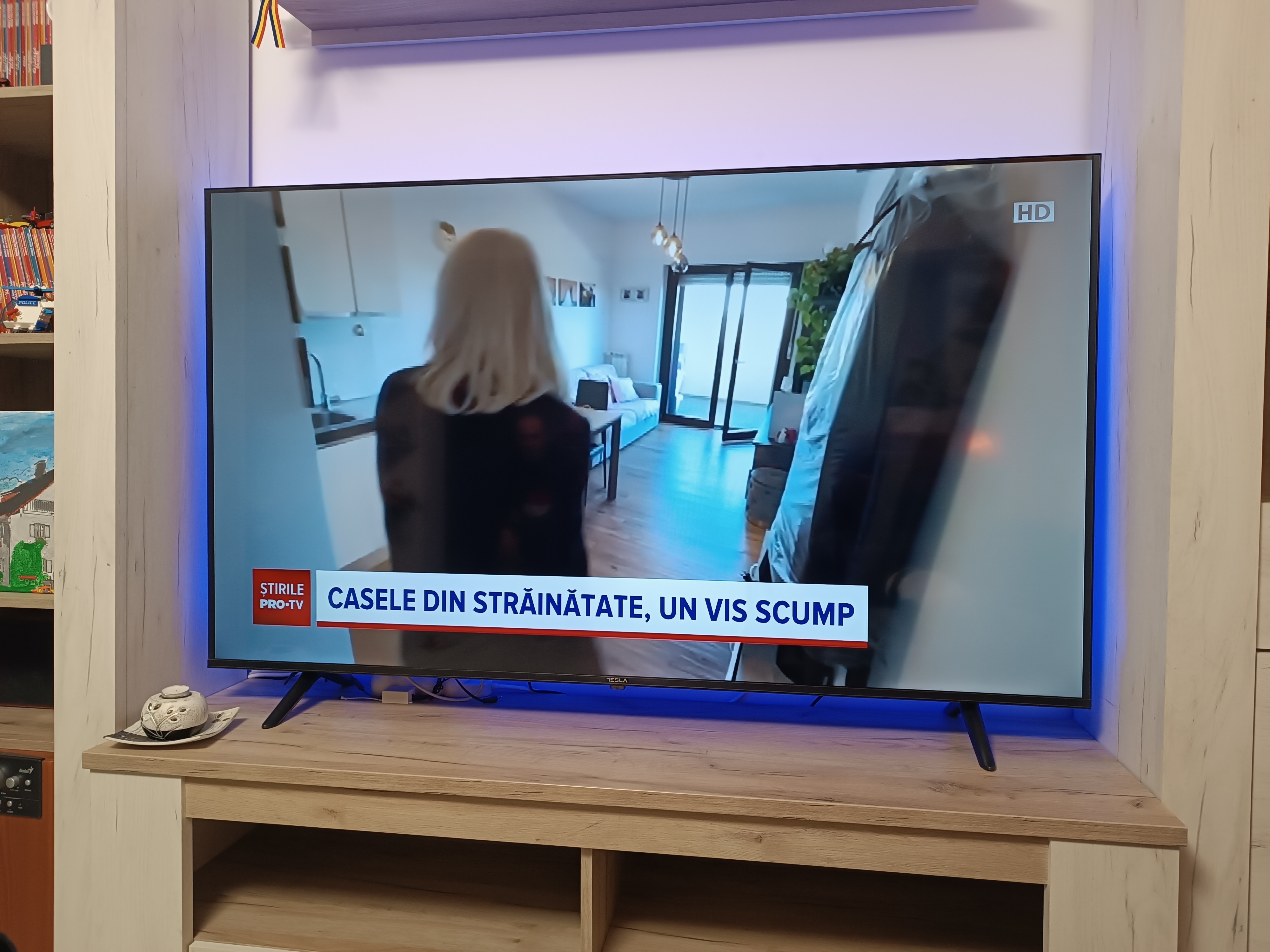 Televizor Tesla LED 65S635BUS, 164 cm, Smart Google TV, 4K Ultra HD, Clasa F