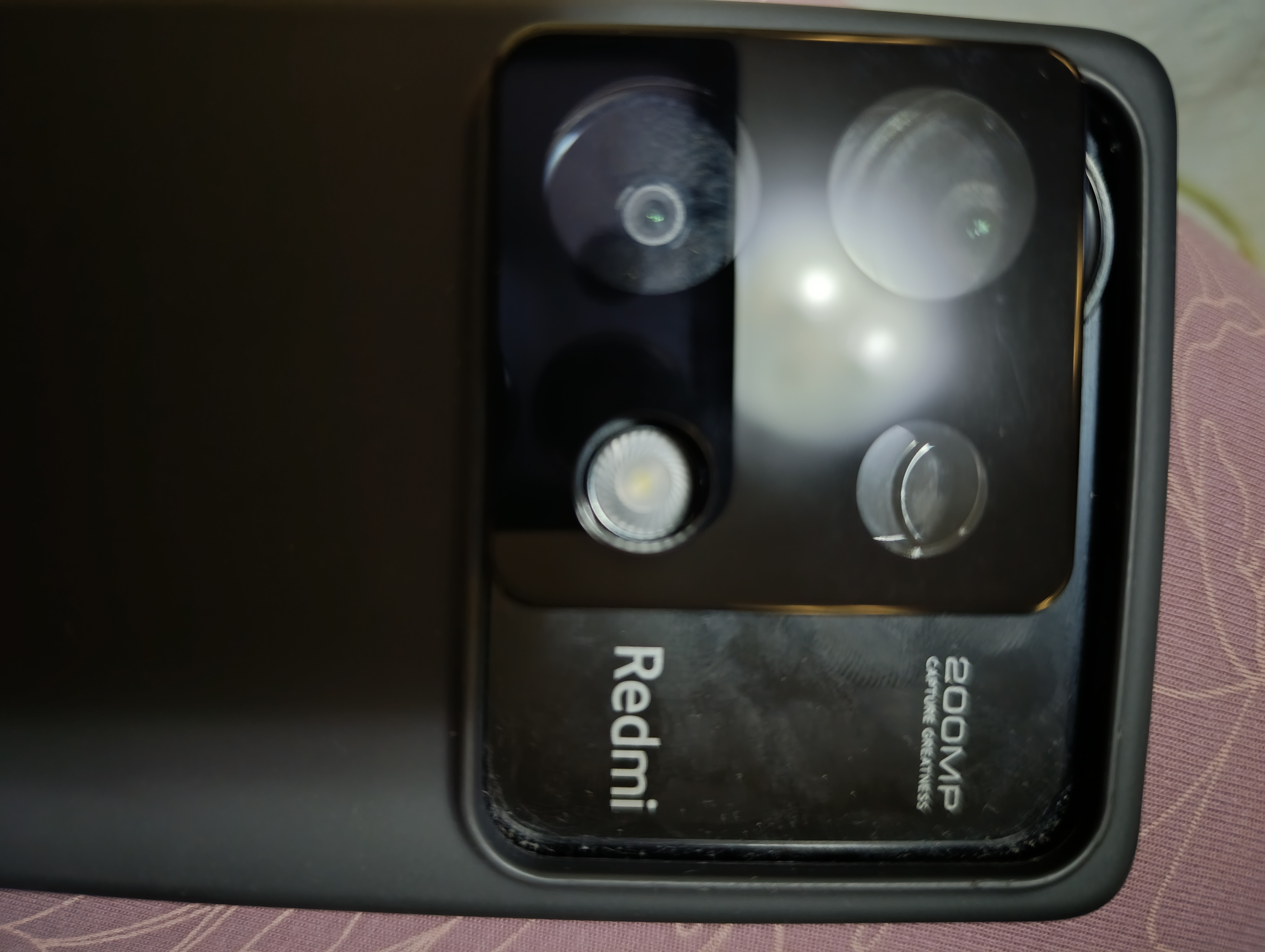 Folie Camera pentru Xiaomi Redmi Note 13 Pro 5G - Techsuit Full Camera Glass - Black