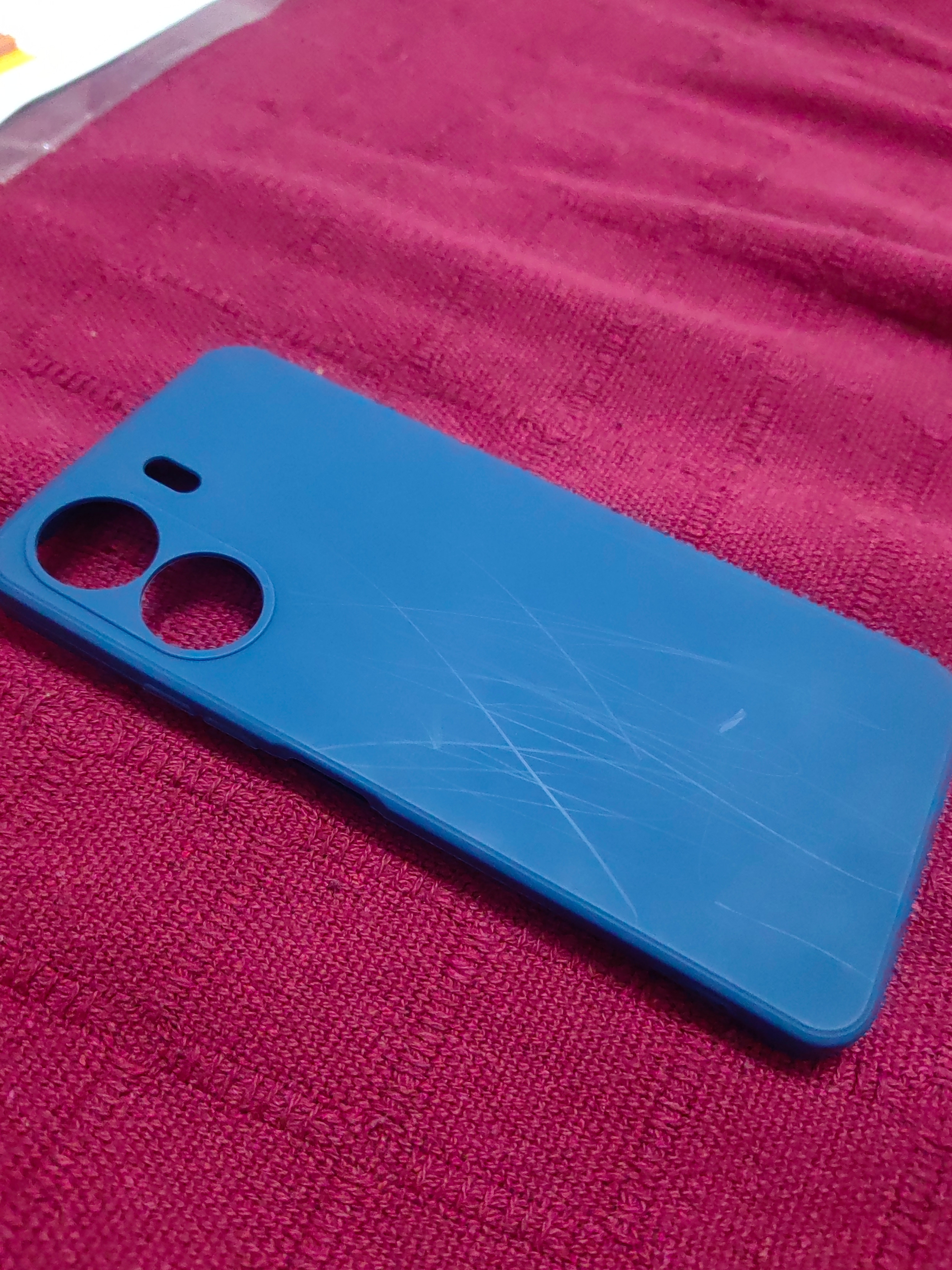 Husa Jelly Silicone Compatibil cu Xiaomi Redmi 13C, Interior de microfibra, Flexibila, Albastru Inchis