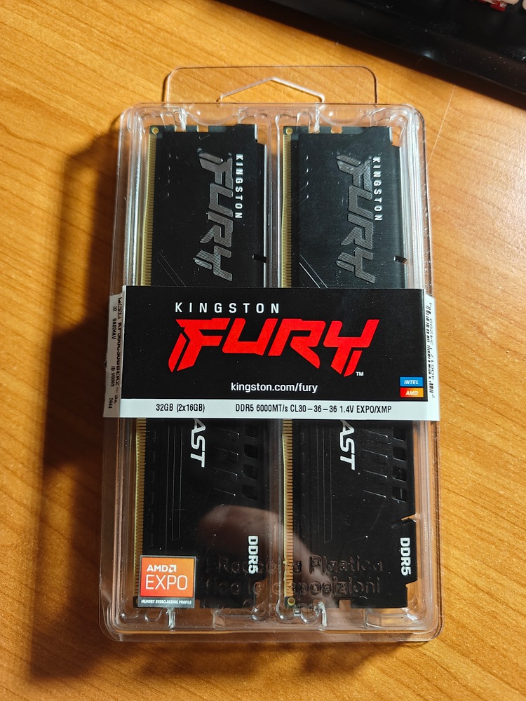 Memorie Kingston FURY Beast Black EXPO, 32GB (2x16GB) DDR5, 6000MT