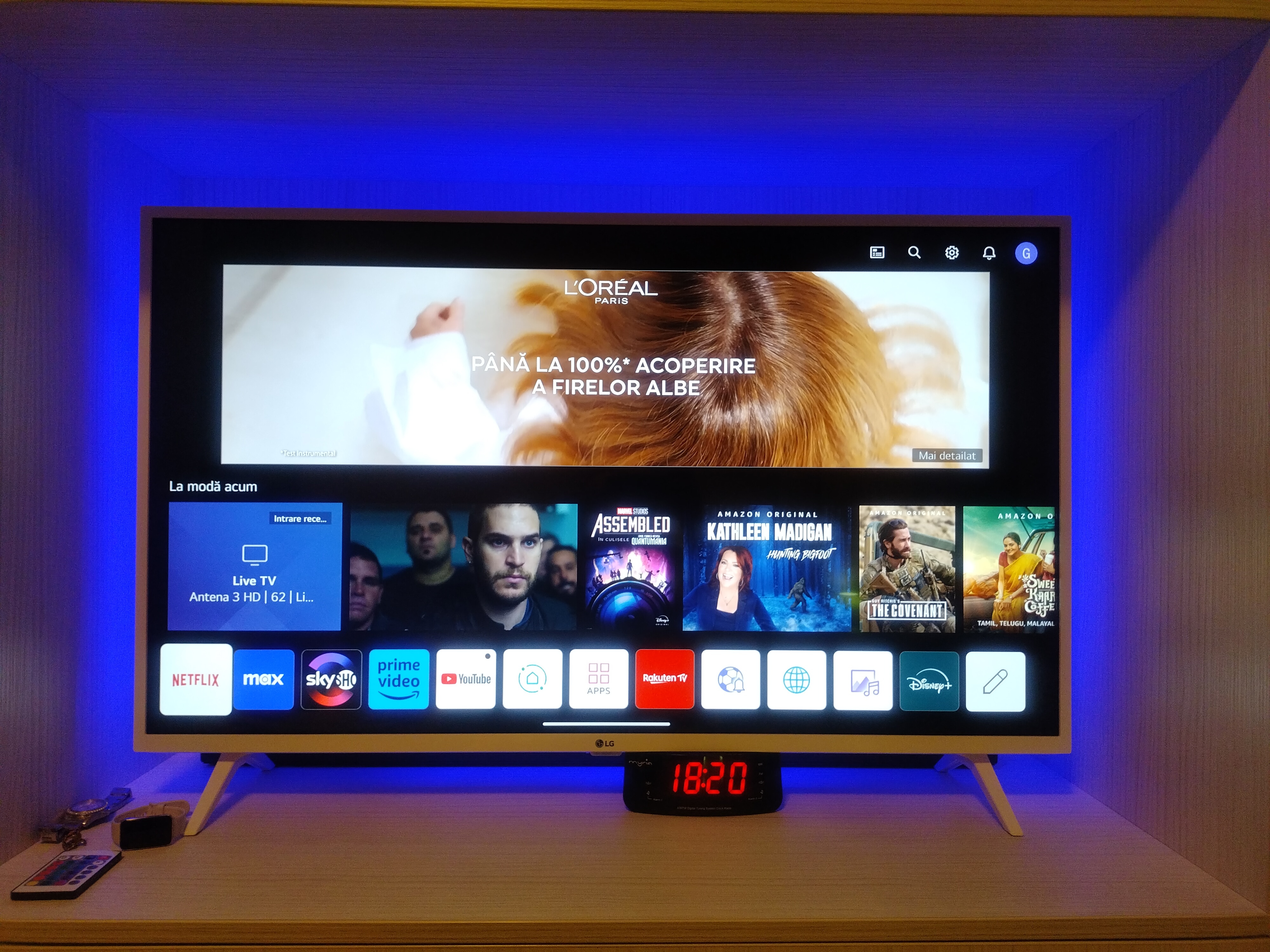 Televizor LG LED 43UQ76903LE, 108 cm, Smart, 4K Ultra HD, Clasa G, Alb