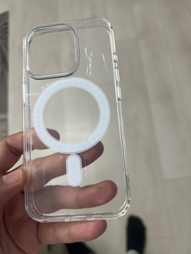 Husa pentru Iphone 16 Pro, compatibila Magsafe, Antisoc, Transparenta