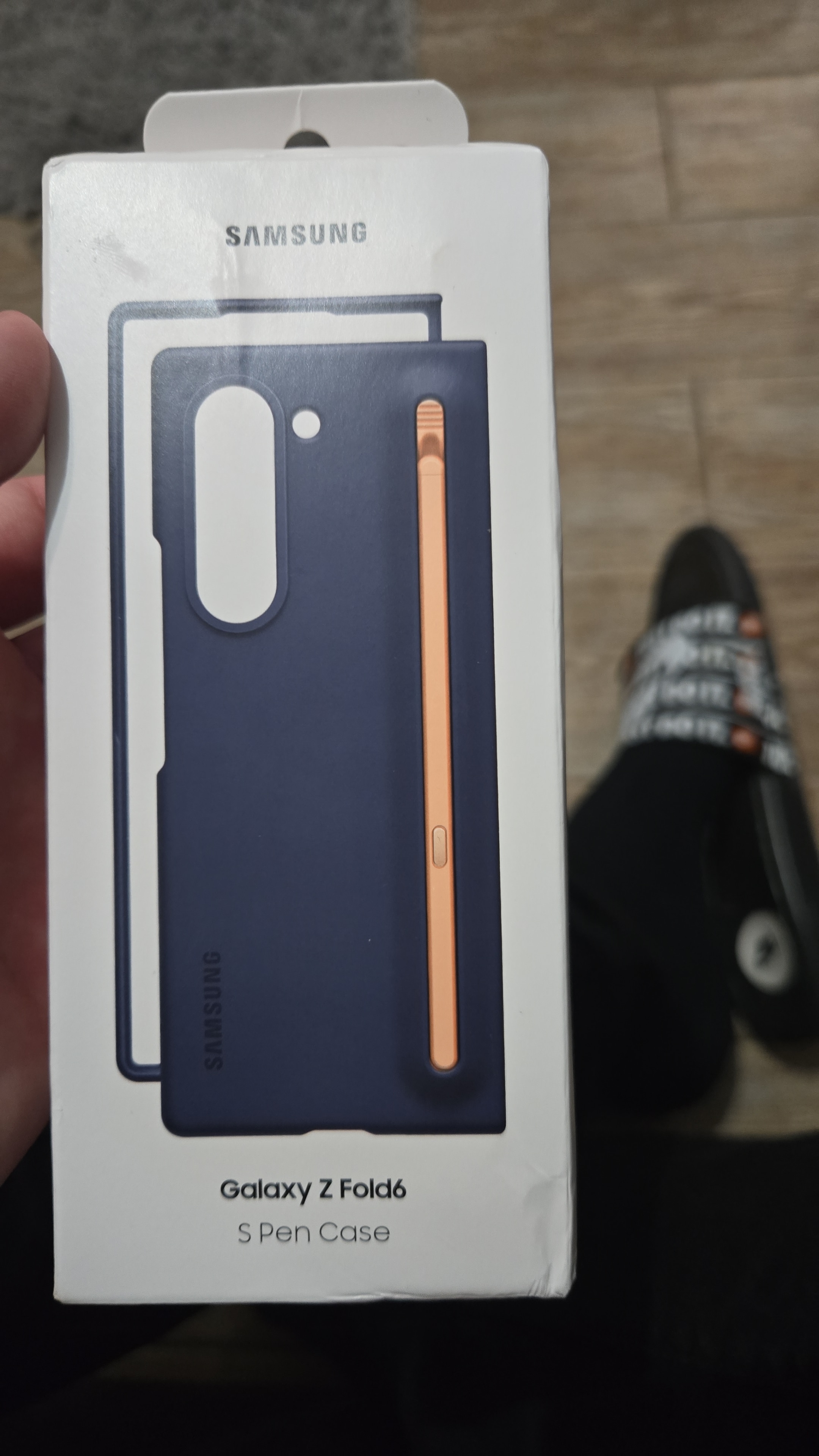 Husa de protectie Samsung S Pen Case pentru Galaxy Fold6, Gray