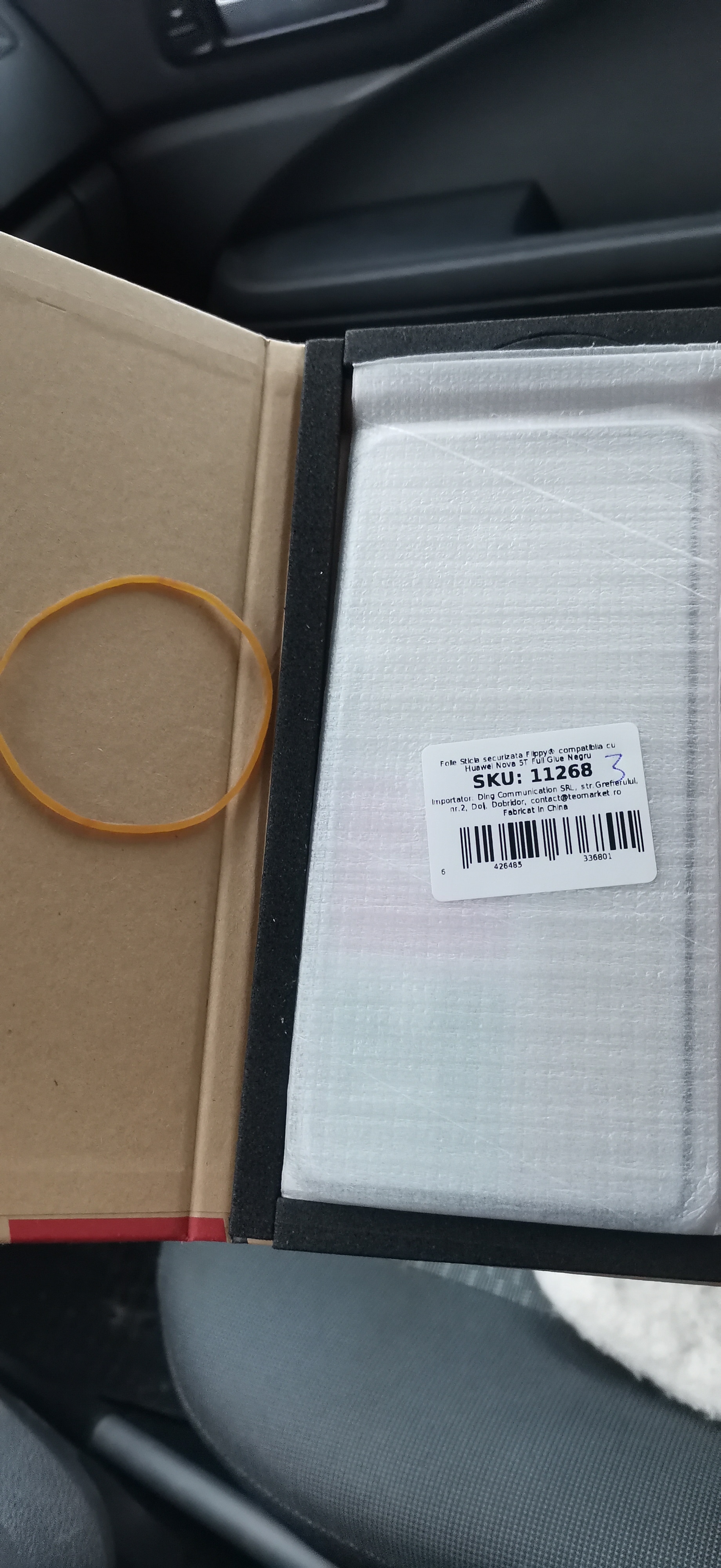 Folie Sticla securizata Flippy® compatibila cu Huawei Nova 5T Full Glue Negru