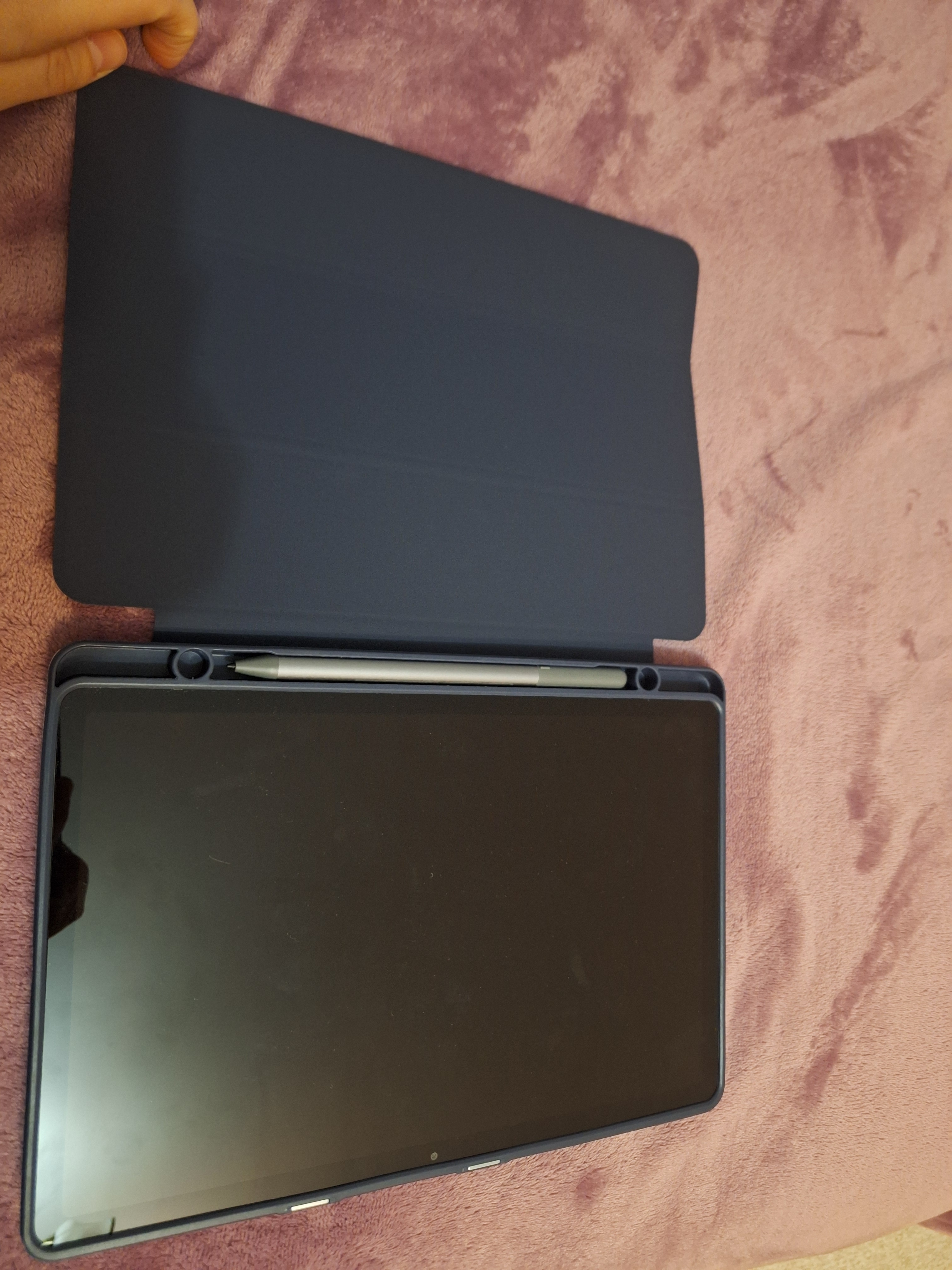 Husa pentru tabletă DDOLI, 11 inch, culoare indigo
