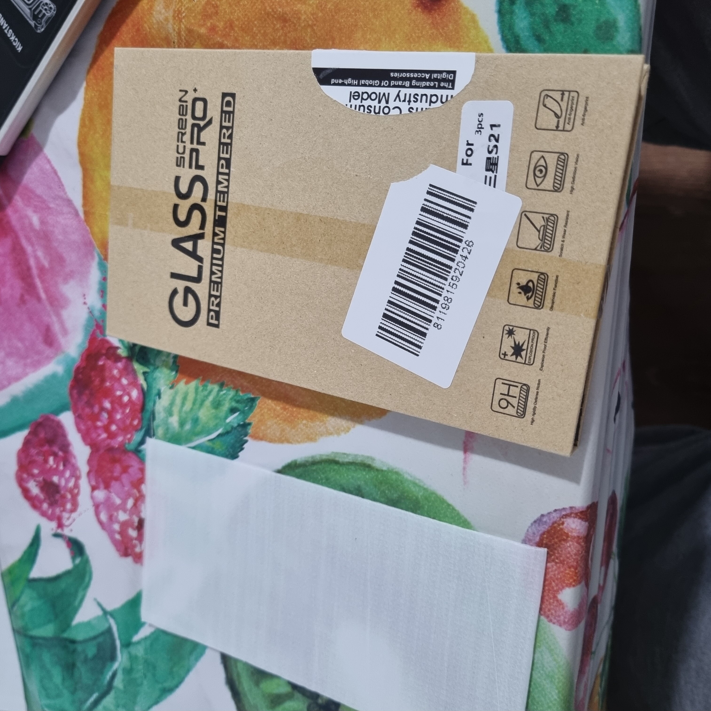 Set 3 X Folie protectie Sticla securizata Profesionala Ecran, enkourakoko®, pentru Samsung Galaxy S21, Full Glue, Duritate Militara, Ultra HD, Anti Zgarieturi, Anti Socuri, Transparent