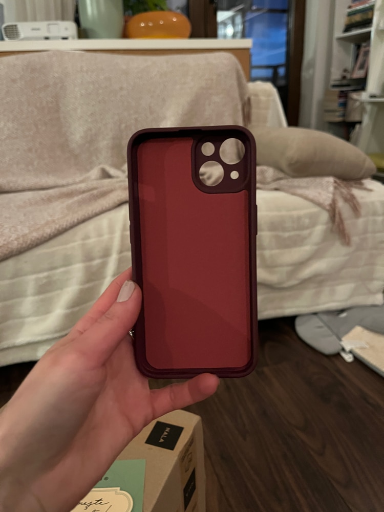 Husa protectie Flippy compatibila cu Apple iPhone 13 Liquid Silicone Albastru Inchis