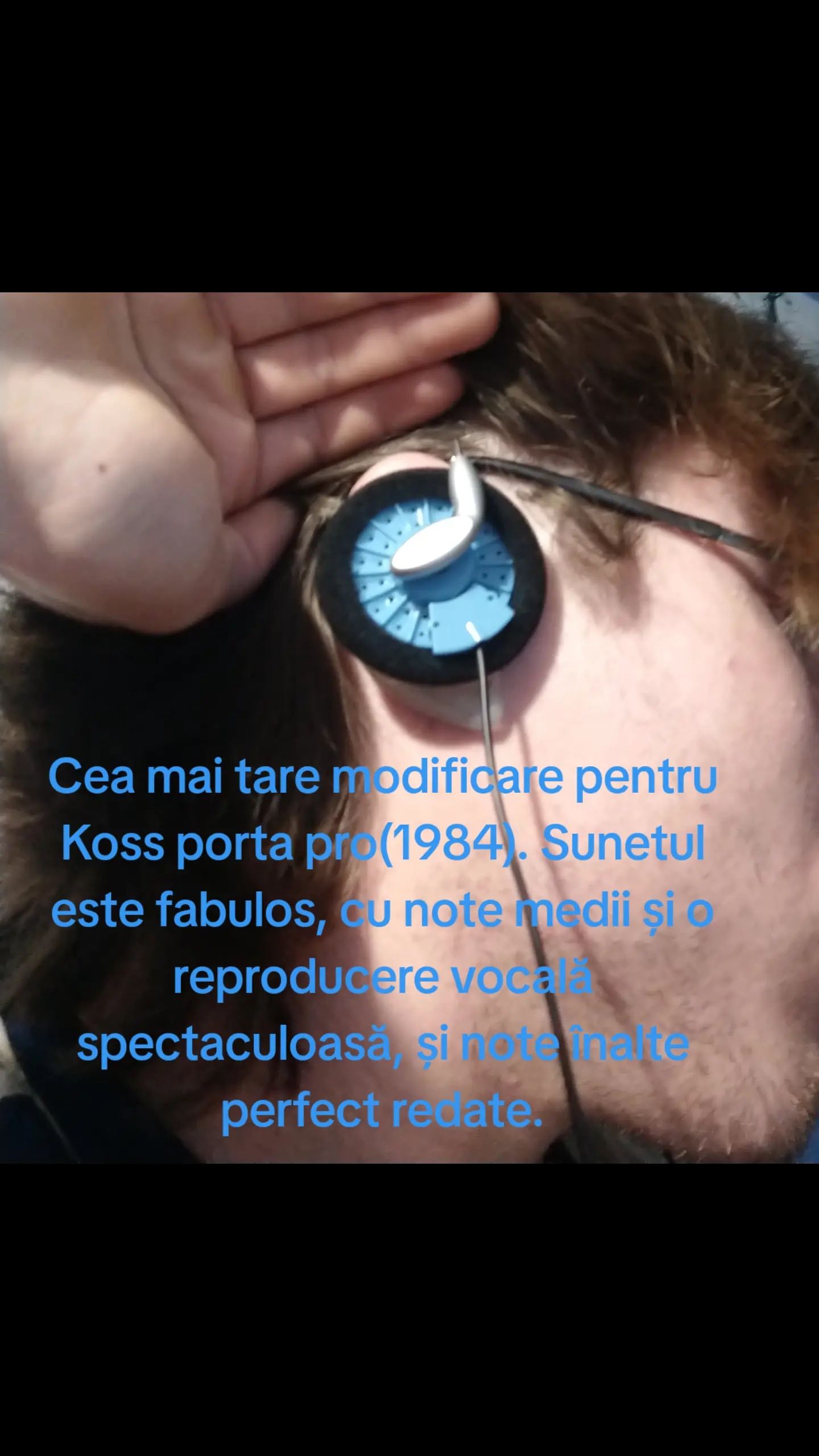 Casti audio Koss cu banda PORTA PRO Classic, tip sport, Negru/Argintiu