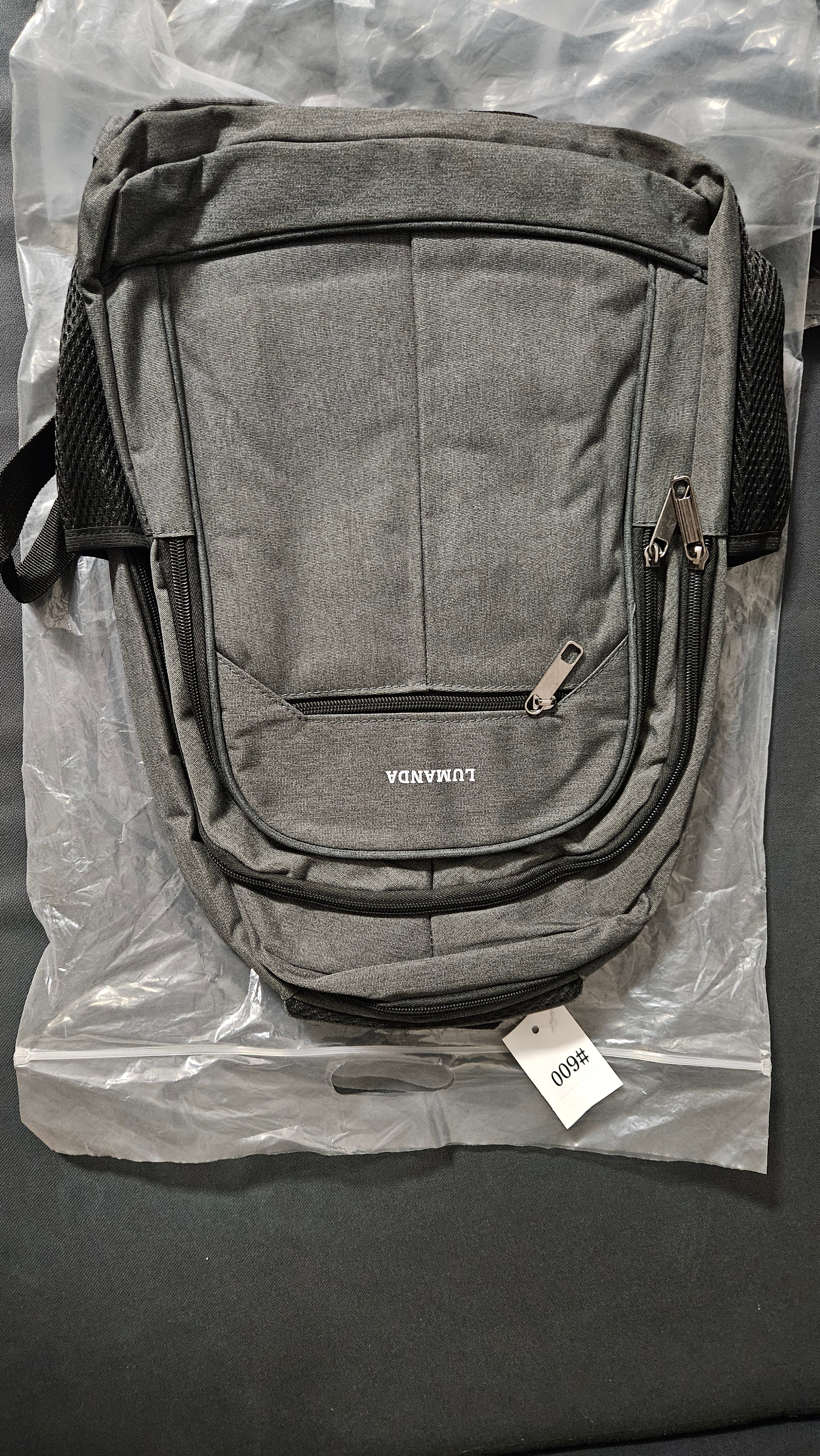 Rucsac laptop Leah, 16", Rezistent la apa, Negru