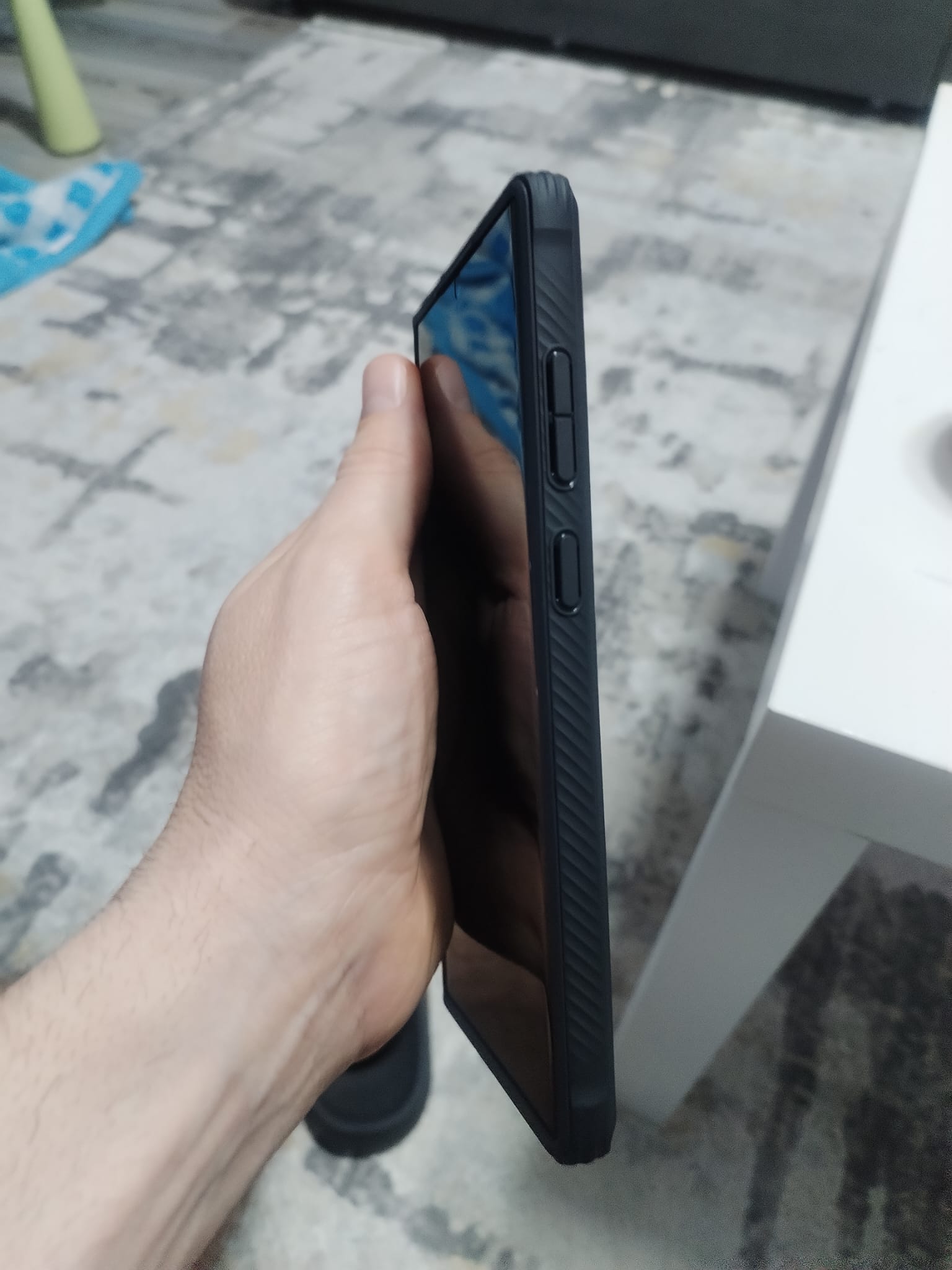 Husa Spigen compatibila cu Samsung Galaxy S23 Ultra Matte Black