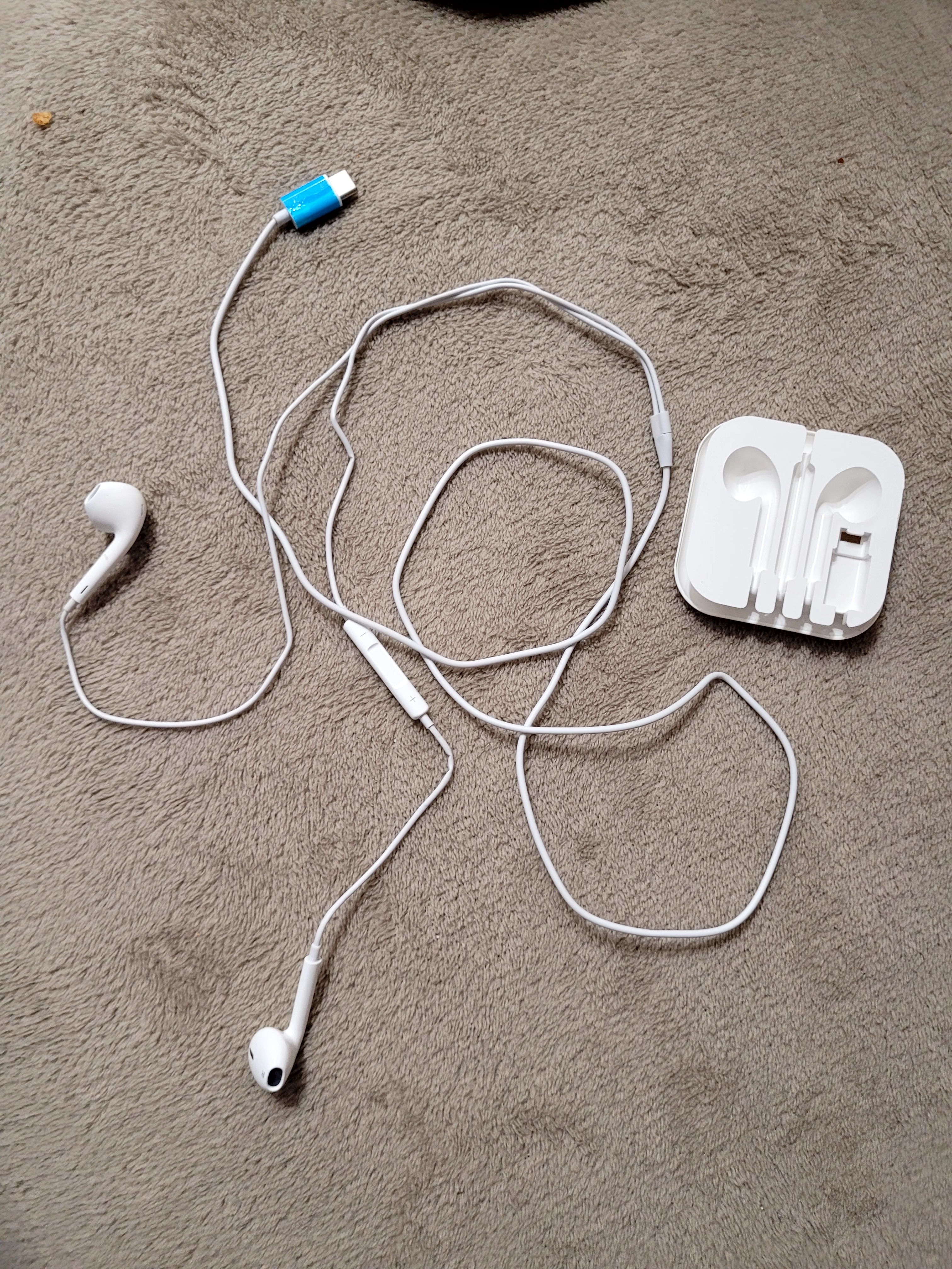 Casti telefon, USB-C, TYPE-C, Pentru Samsung/Huawei/Xiaomi/iPad, iPhone, Honor, Microfon incorporabil, Alb