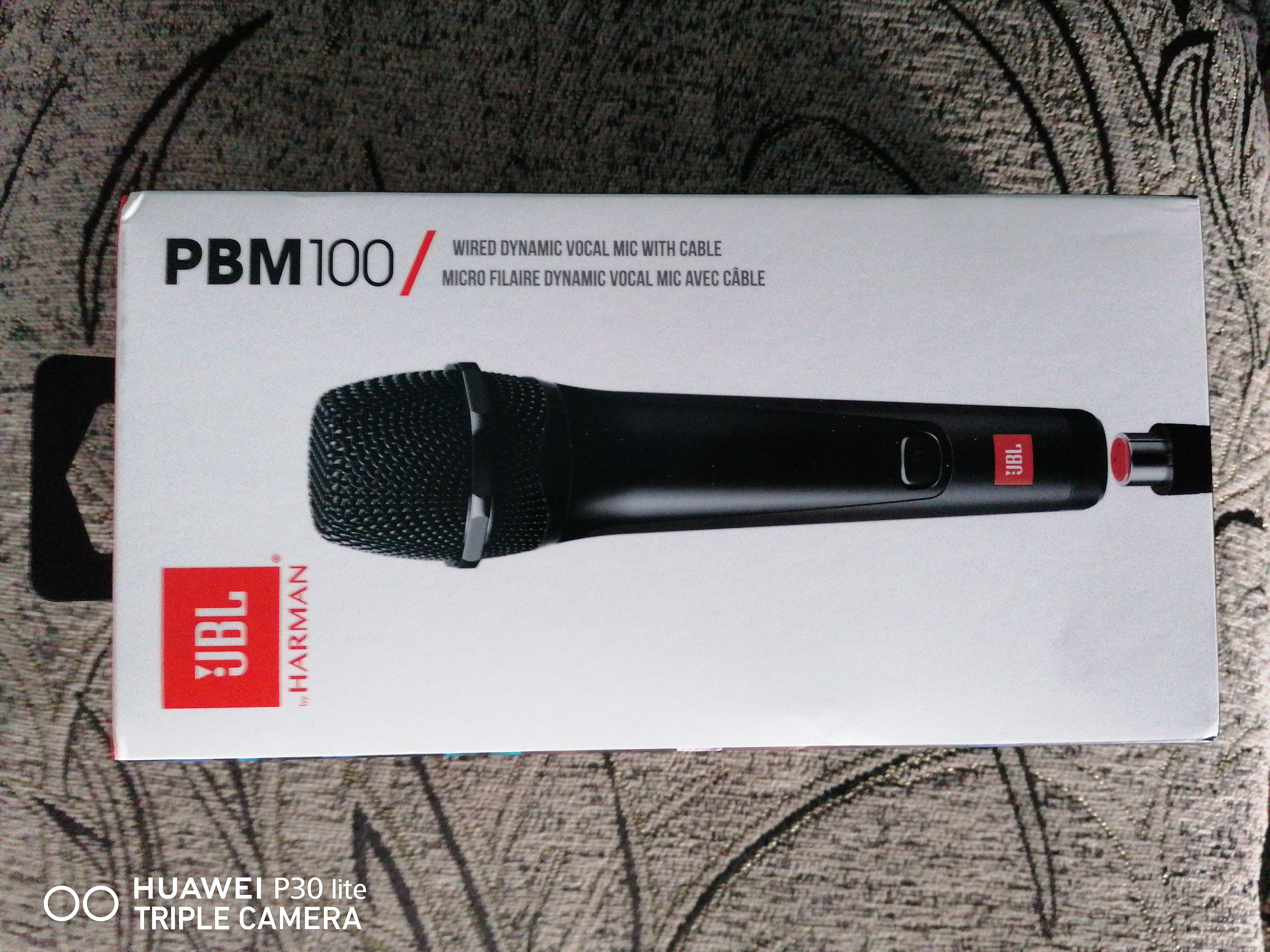 Microfon cu fir JBL PBM100, 4.5 m, Negru - eMAG.ro