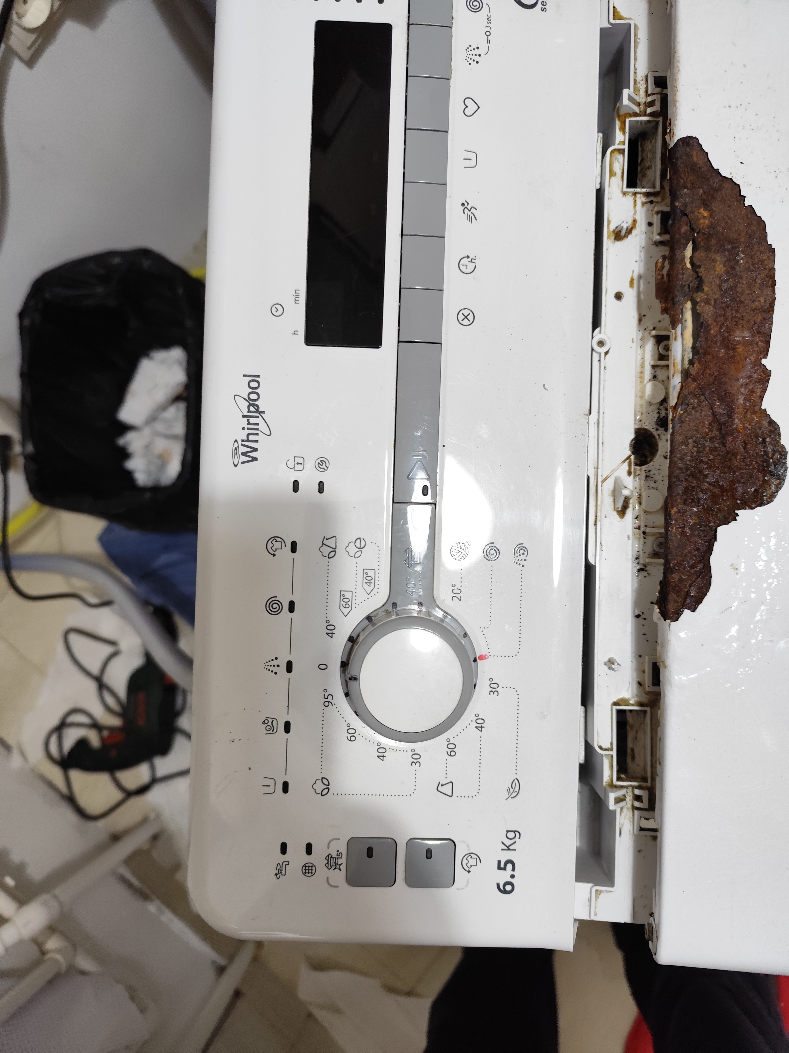 Masina de spalat rufe cu incarcare verticala Whirlpool TDLR65230SSEUN, 6.5 kg, 1200 RPM, Clasa D, Tehnologia al-6lea Simt, Alb