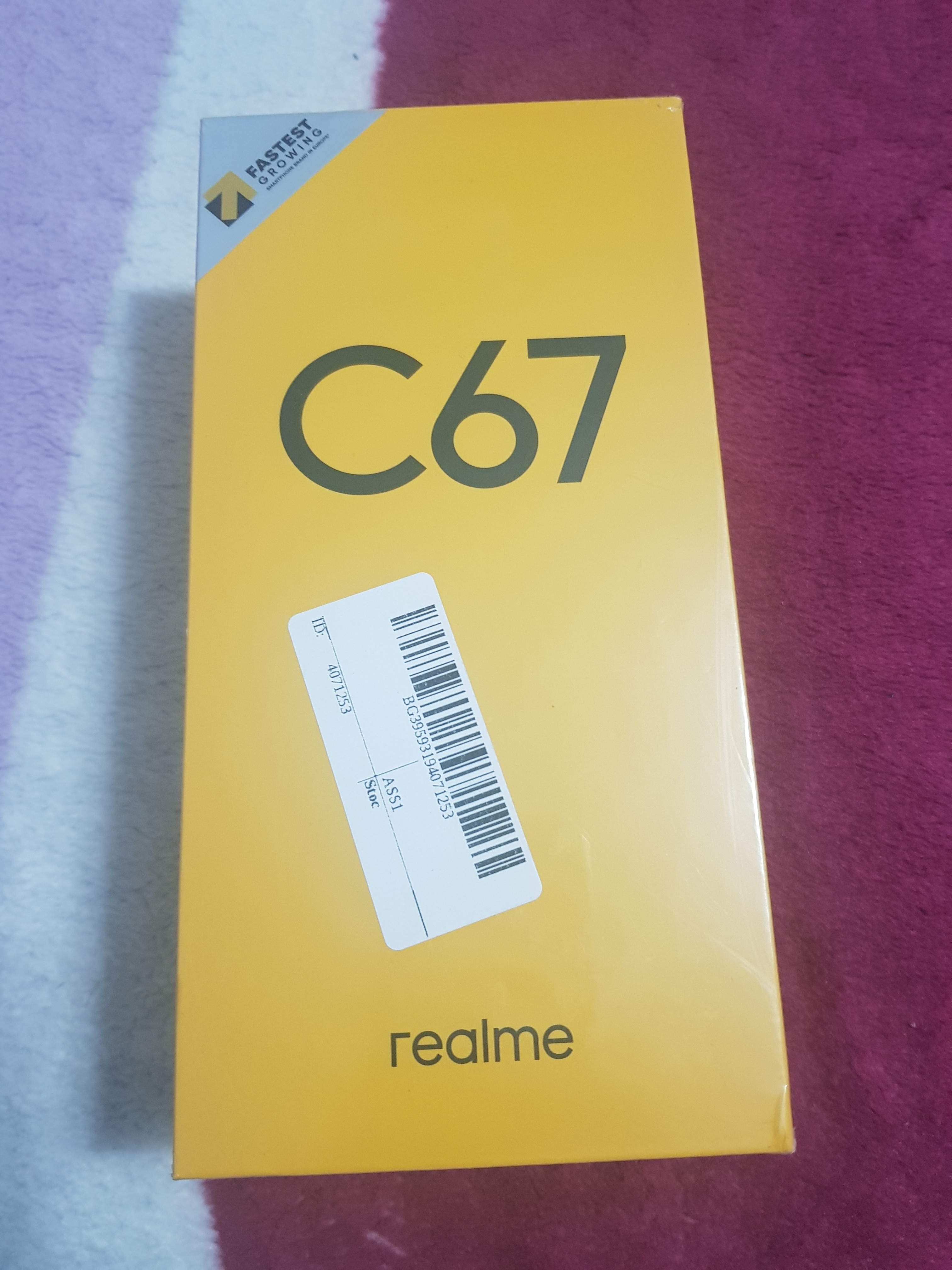 Telefon mobil realme C67, 8GB RAM, 256GB, 4G, Sunny Oasis