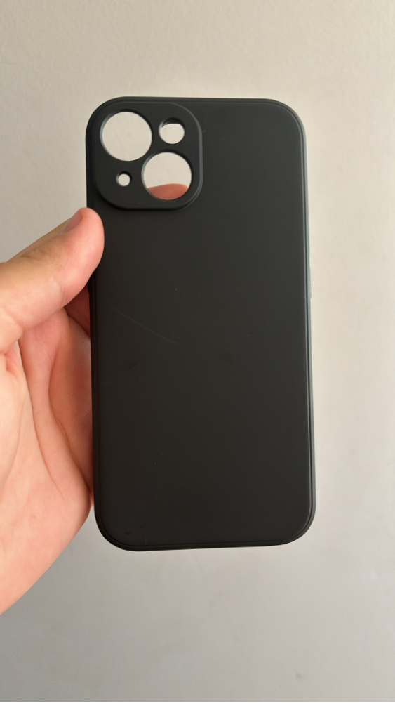 Husa telefon, Silicon, Pentru Iphone 15, Negru