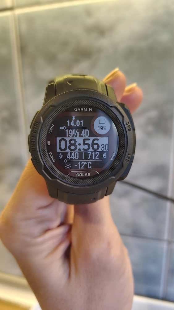 Smartwatch Garmin Instinct 2S, 40mm, Solar, Graphite - eMAG.ro